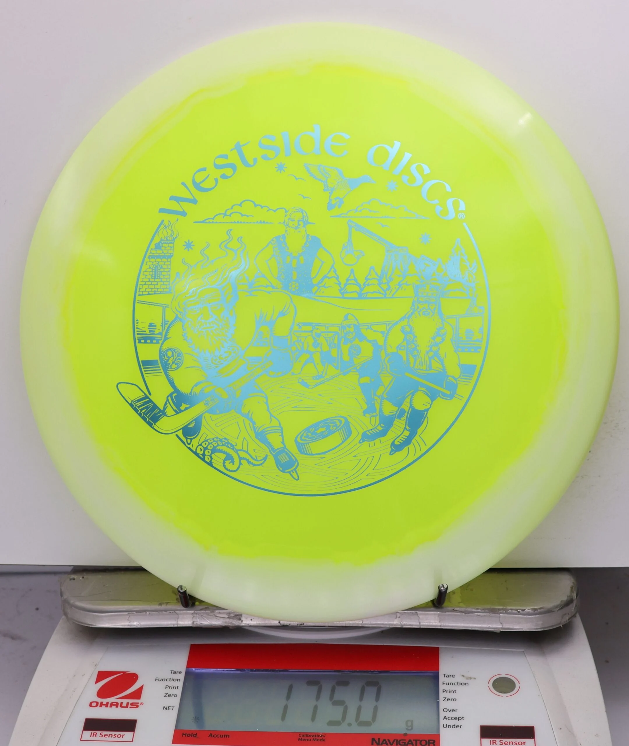 768557 VIP Ice Orbit Sampo, Westside Hockey - #977 White-Yellow, 175