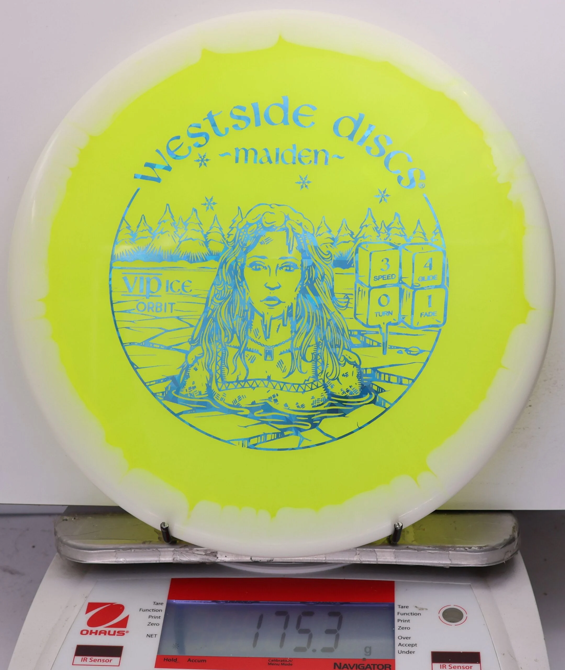 768572 VIP Ice Orbit Maiden, Freeze - #973 White-Yellow, 175