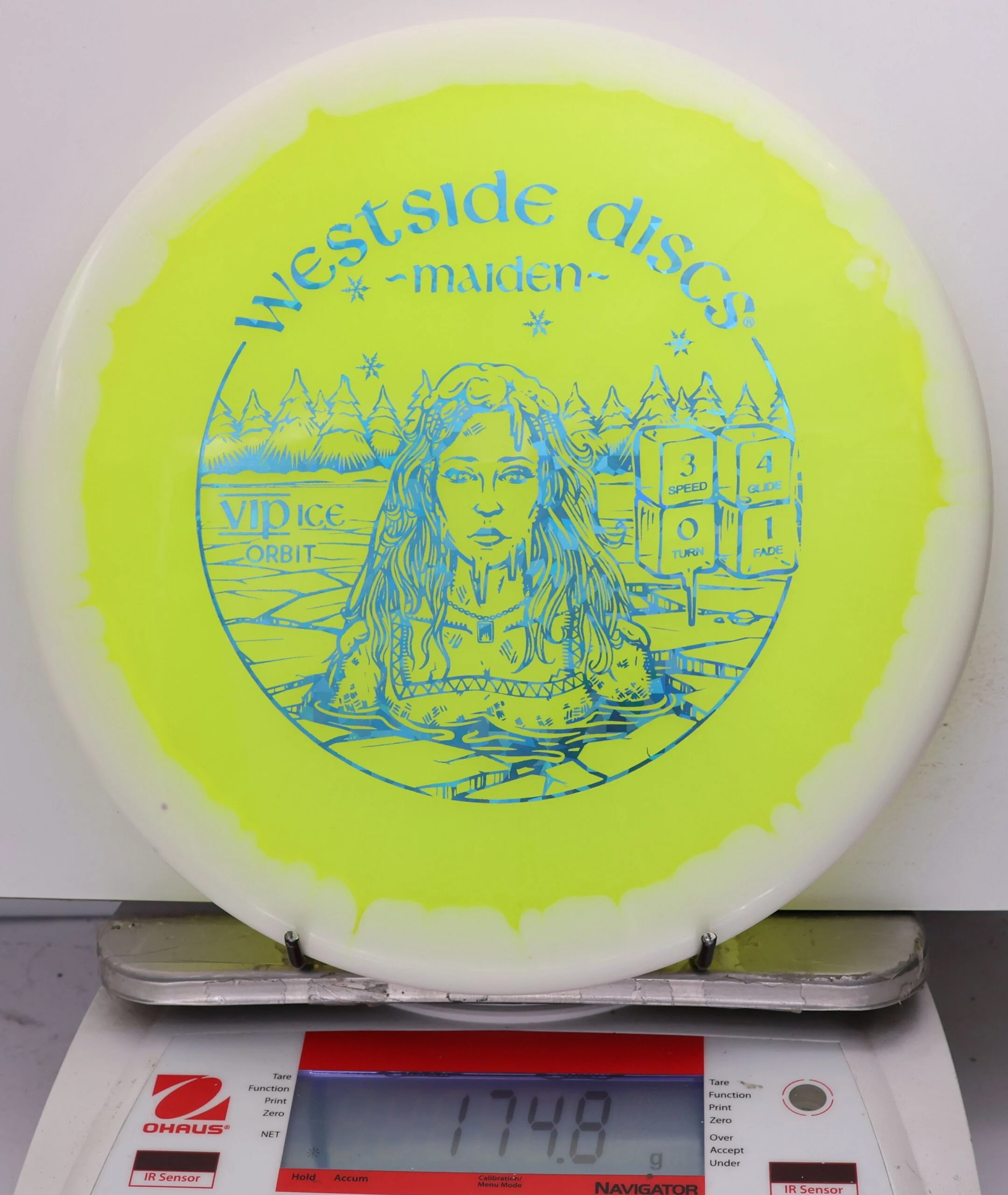 768573 VIP Ice Orbit Maiden, Freeze - #974 White-Yellow, 175
