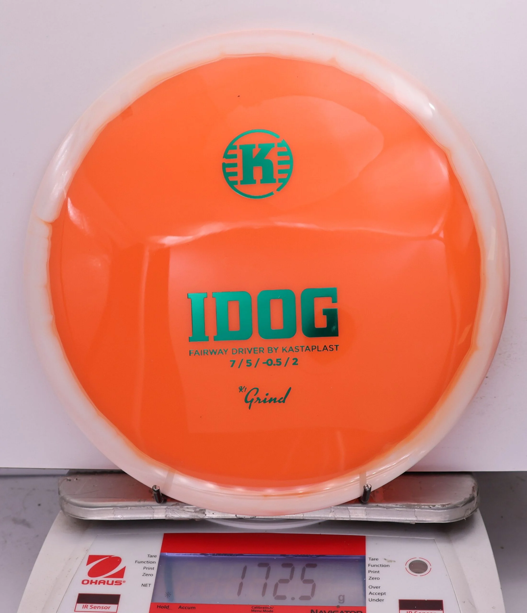 769384 K1 Grind Idog - #977 White-Orange, 173