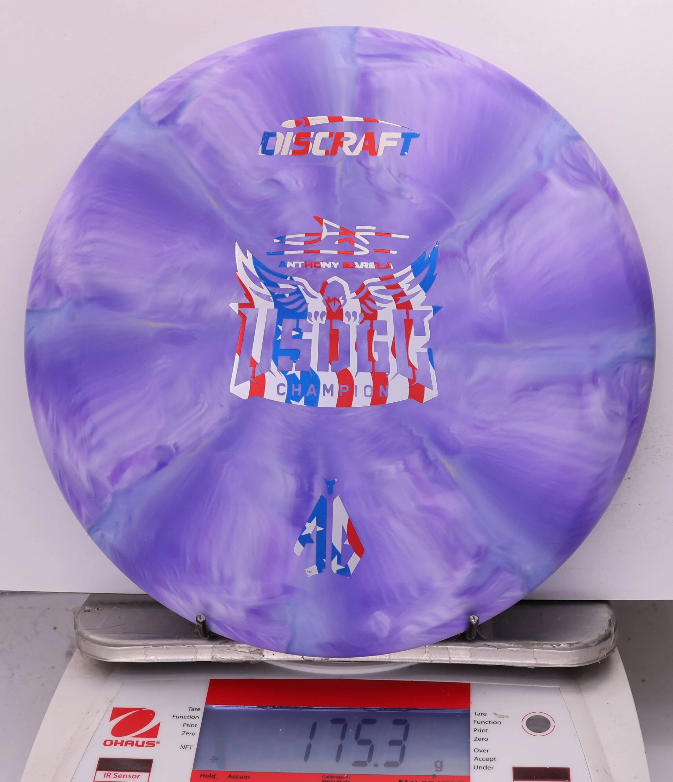 772370 Crazy Tuff Swirl Focus, Anthony Barela 2025 USDGC Champion - #202 Purple, 175