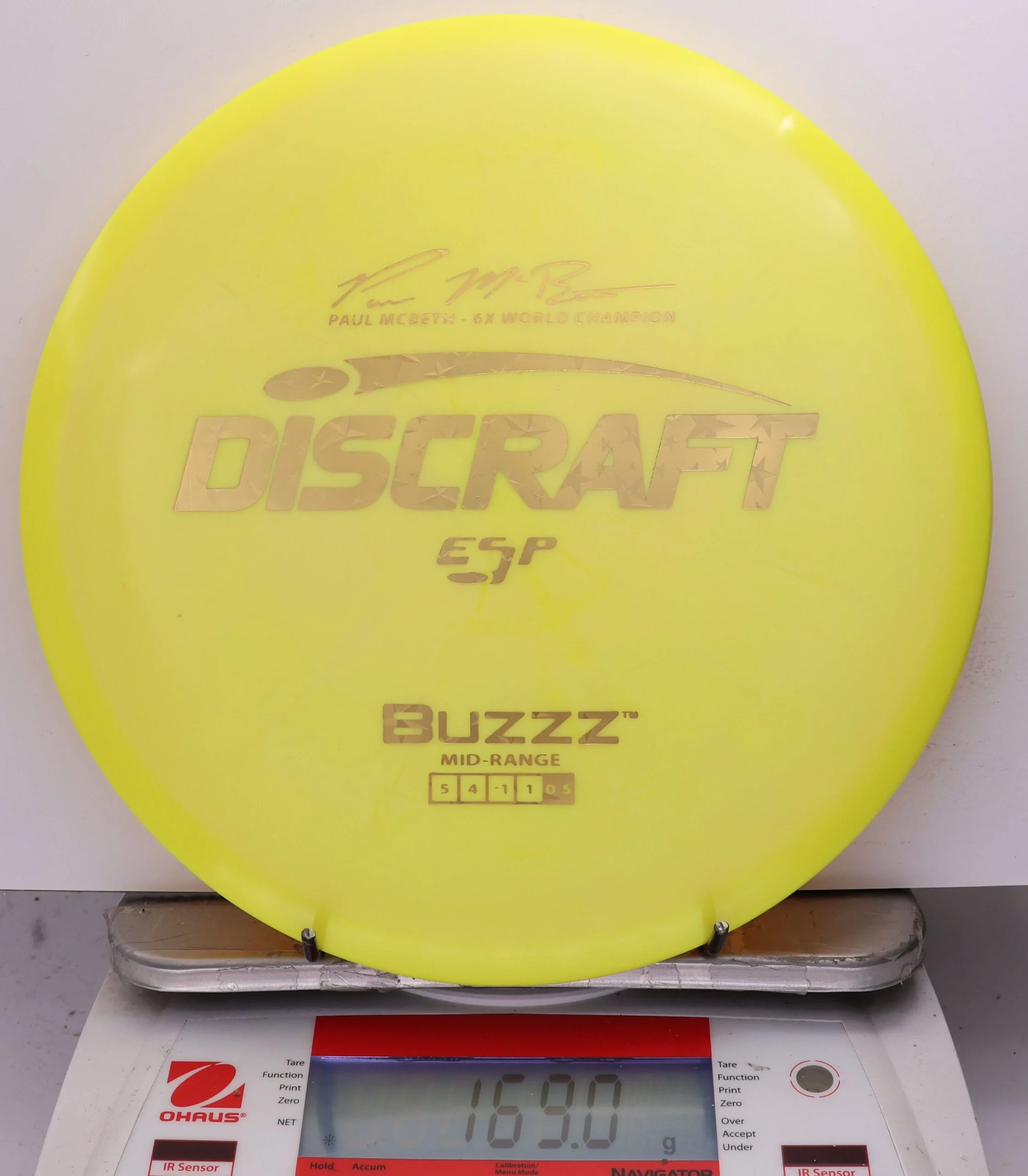 774012 ESP Buzzz, Paul McBeth 6X - #204 Yellow, 169