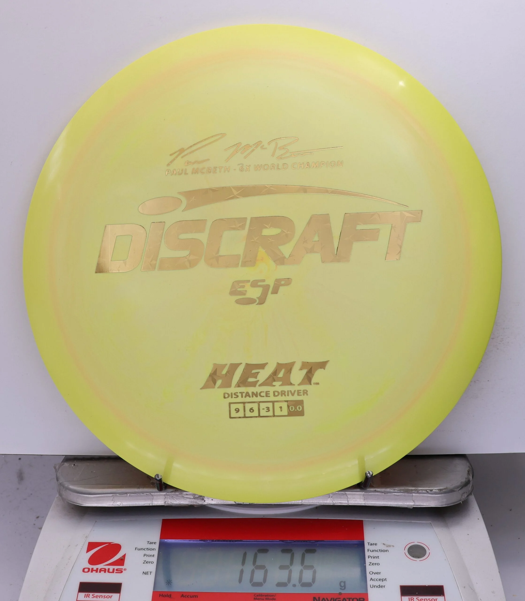 774045 ESP Heat, Paul McBeth 6X - #210 Yellow, 164