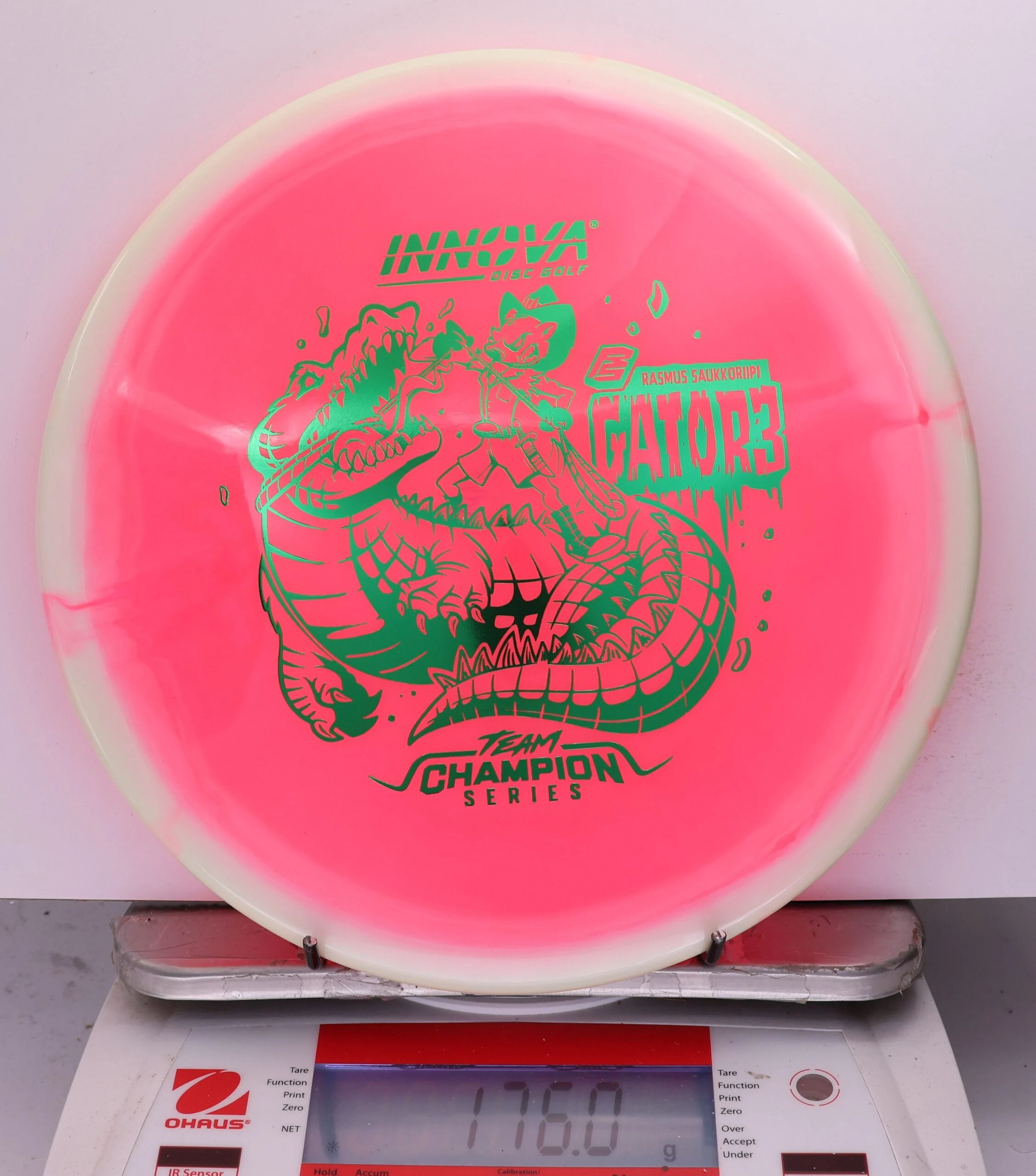778238 Halo Champion Gator3, Rasmus Saukkoriipi 2026 Tour Series - #821 White-Pink, 176