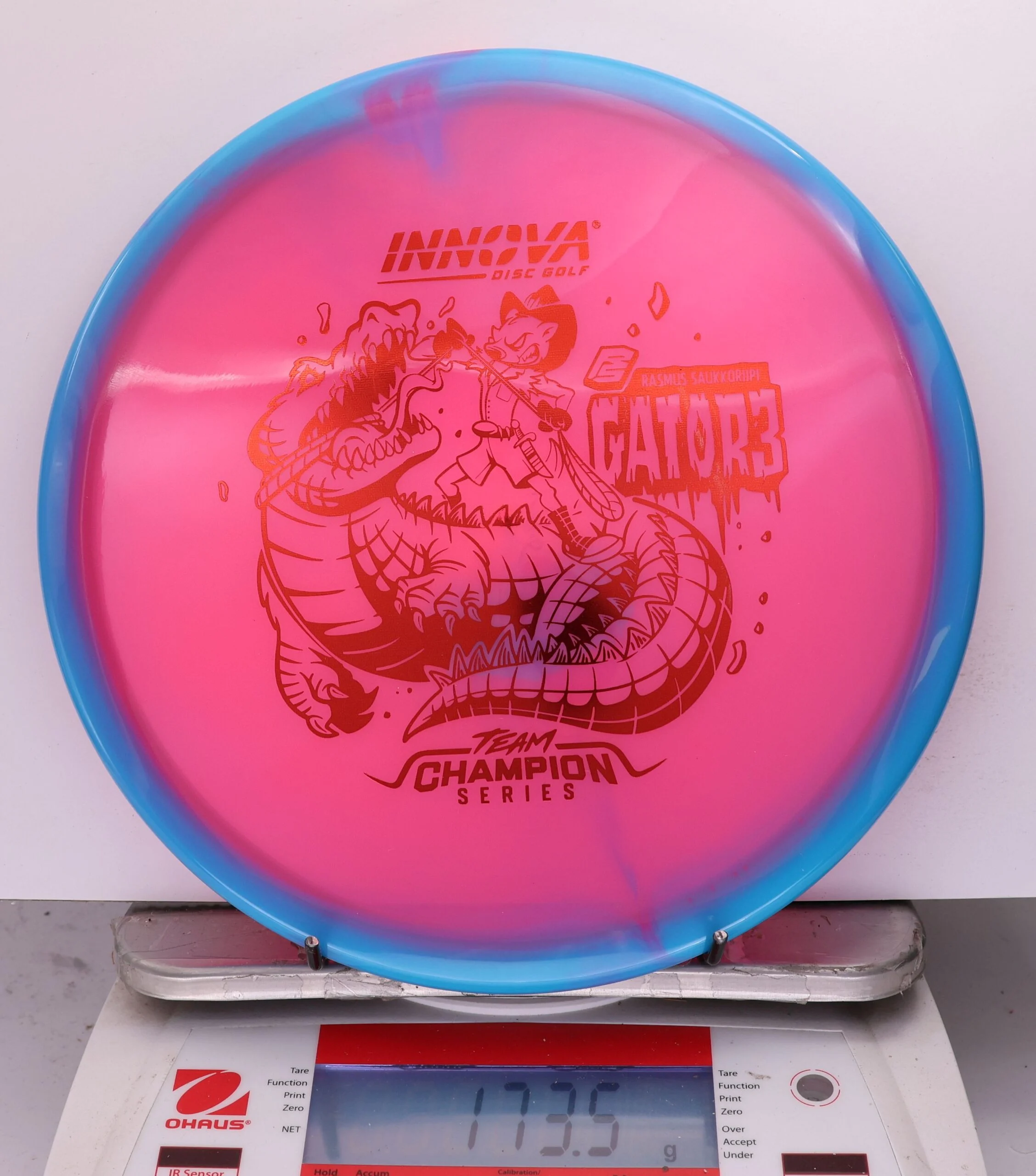 778251 Halo Champion Gator3, Rasmus Saukkoriipi 2026 Tour Series - #828 Blue-Pink, 174