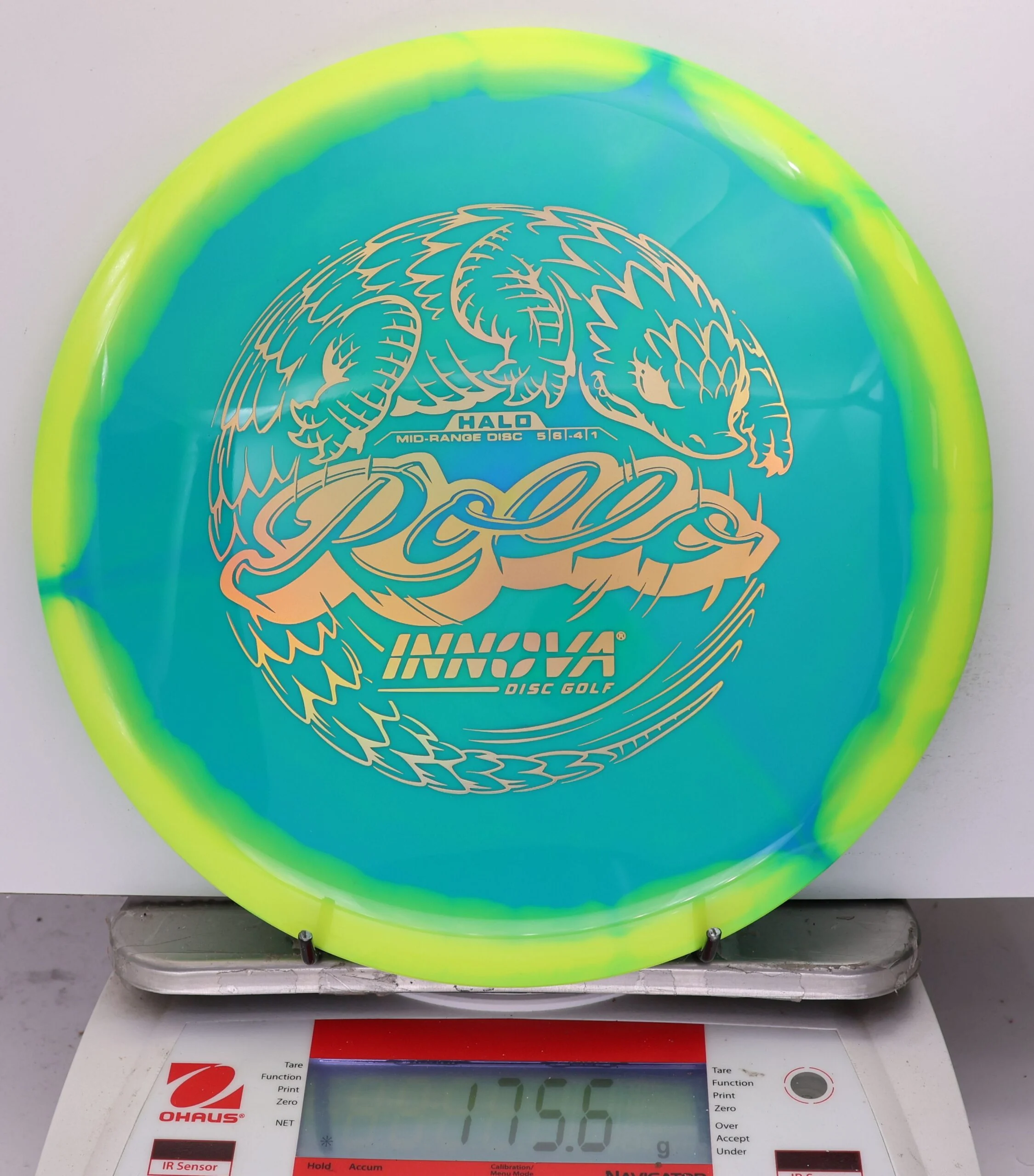 779392 Halo Star Rollo - #557 Yellow-Teal, 176