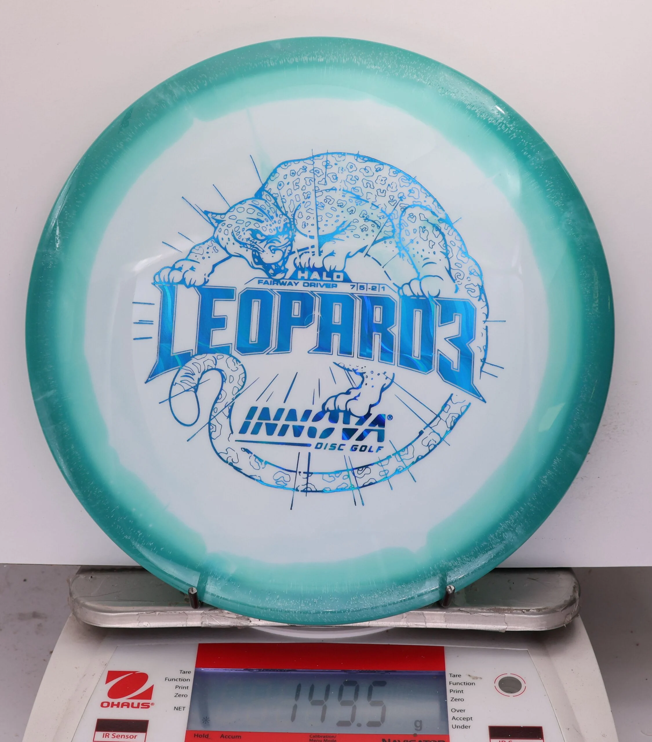 779487 Halo Star Leopard3 - #559 Teal-White, 150