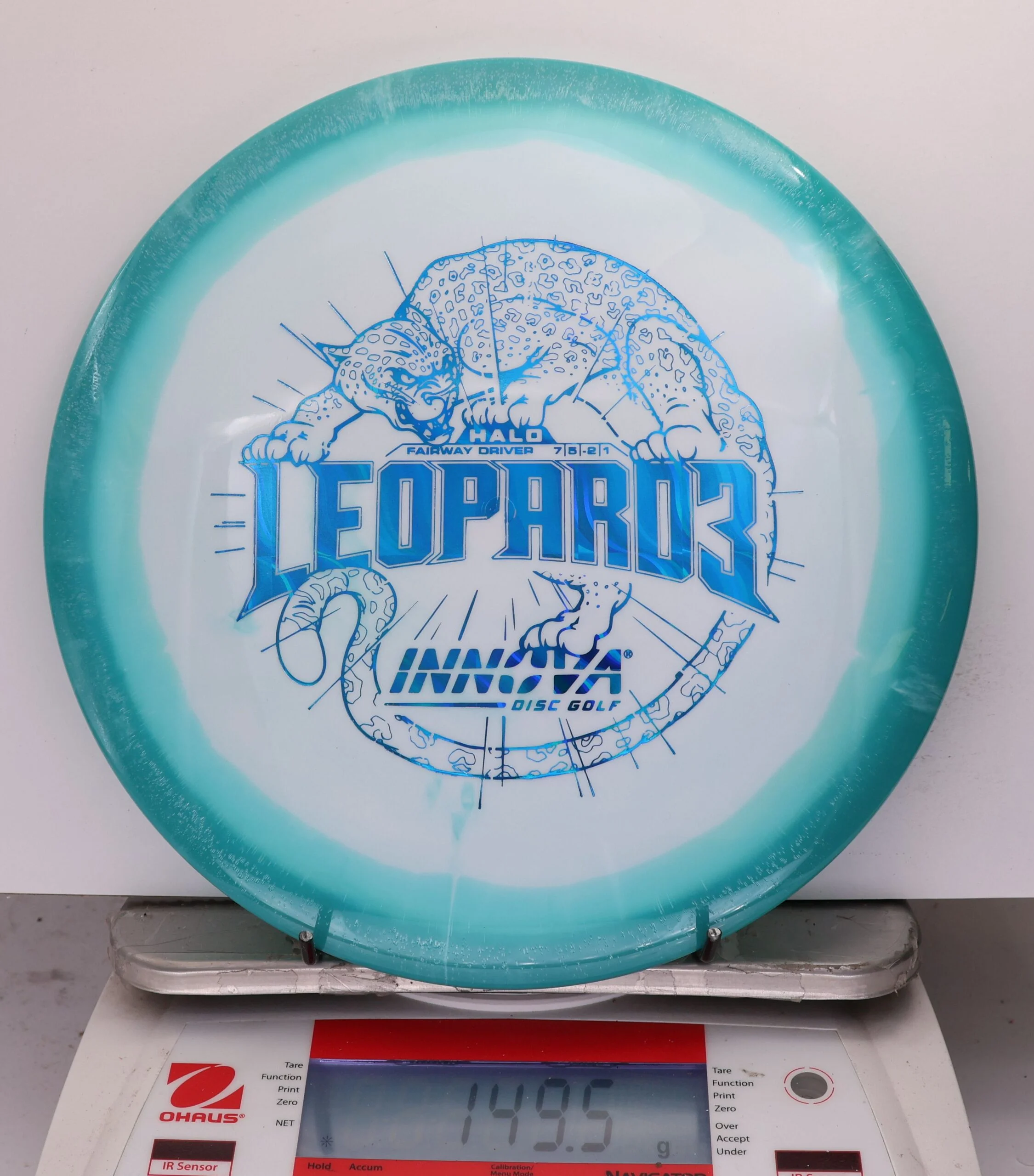 779499 Halo Star Leopard3 - #561 Teal-White, 150