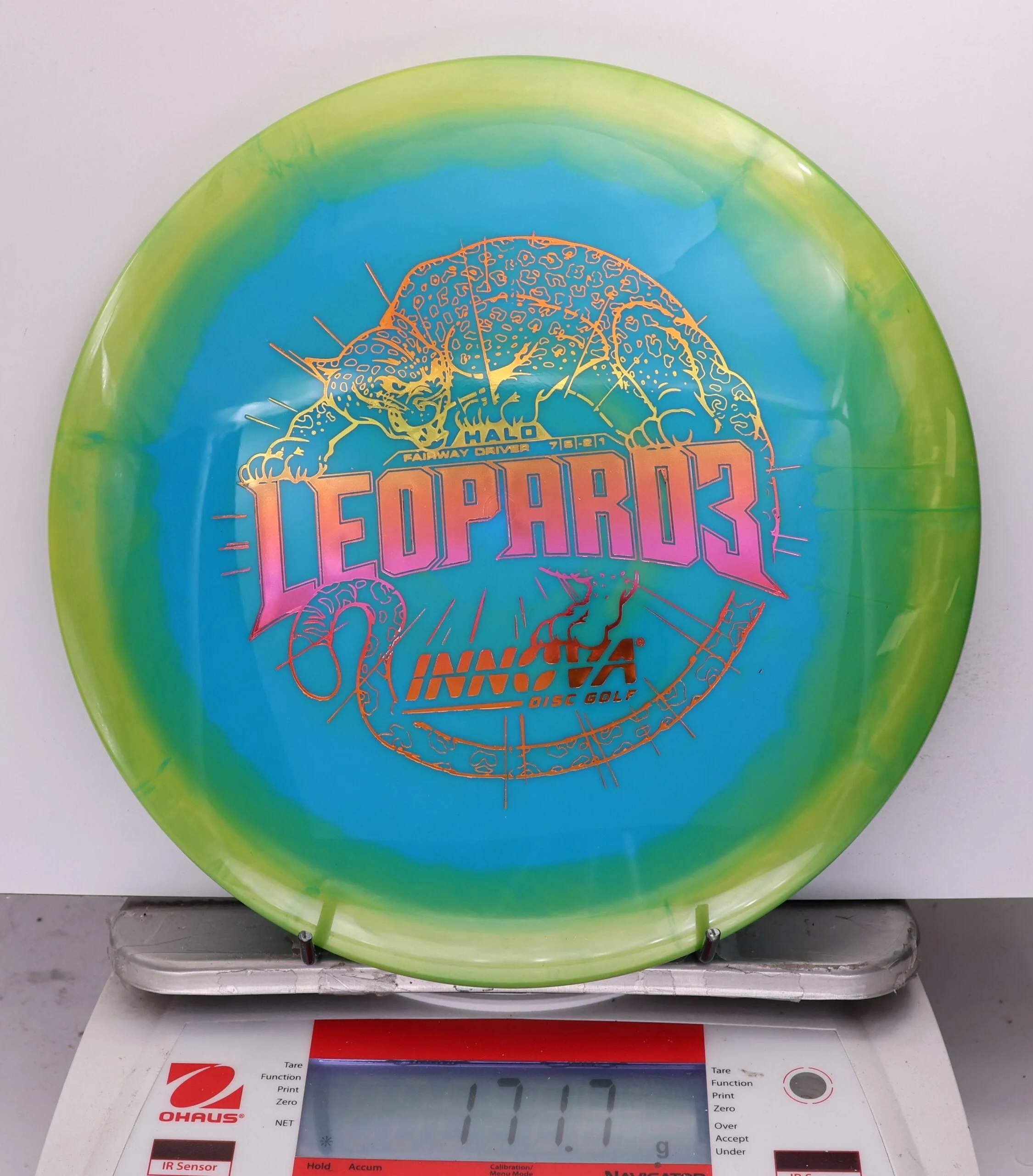 779514 Halo Star Leopard3 - #566 Green-Blue, 172