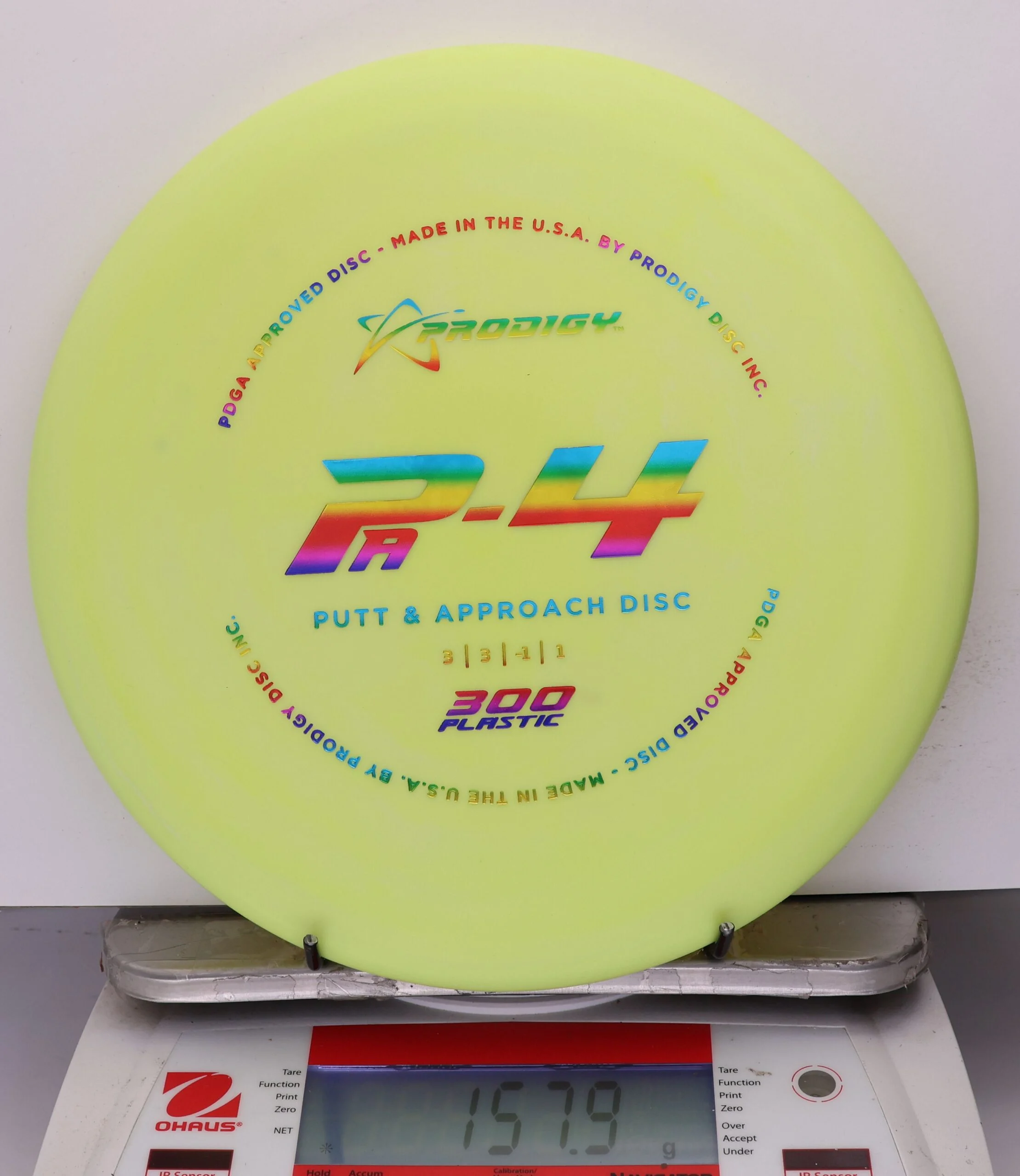 782124 Prodigy PA4, 300 - #509 Yellow, 158