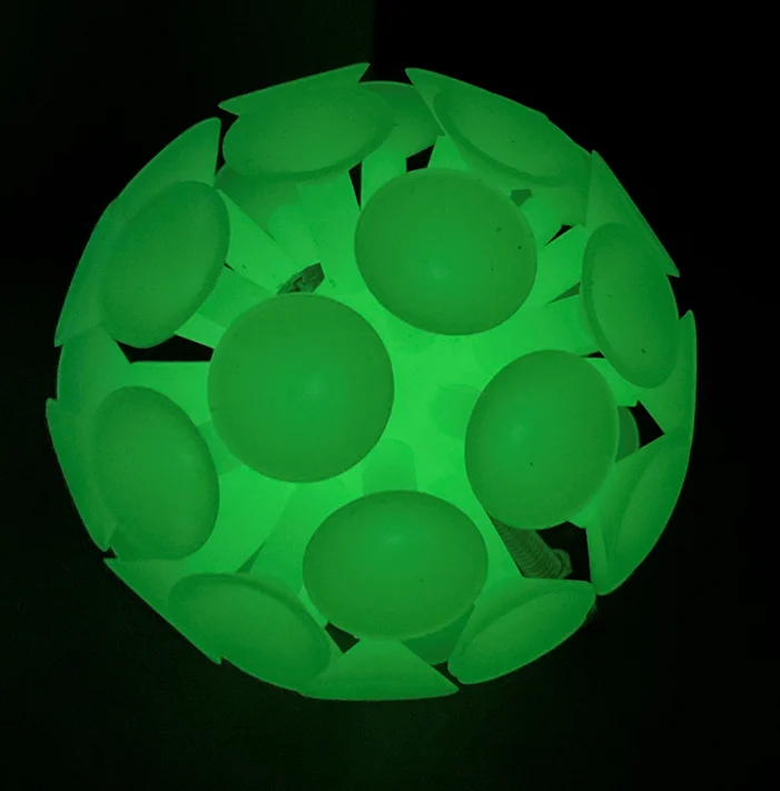 784556 Max Disctance GLOW Suction Retriever Attachment - 5mm - Glow Green, M5