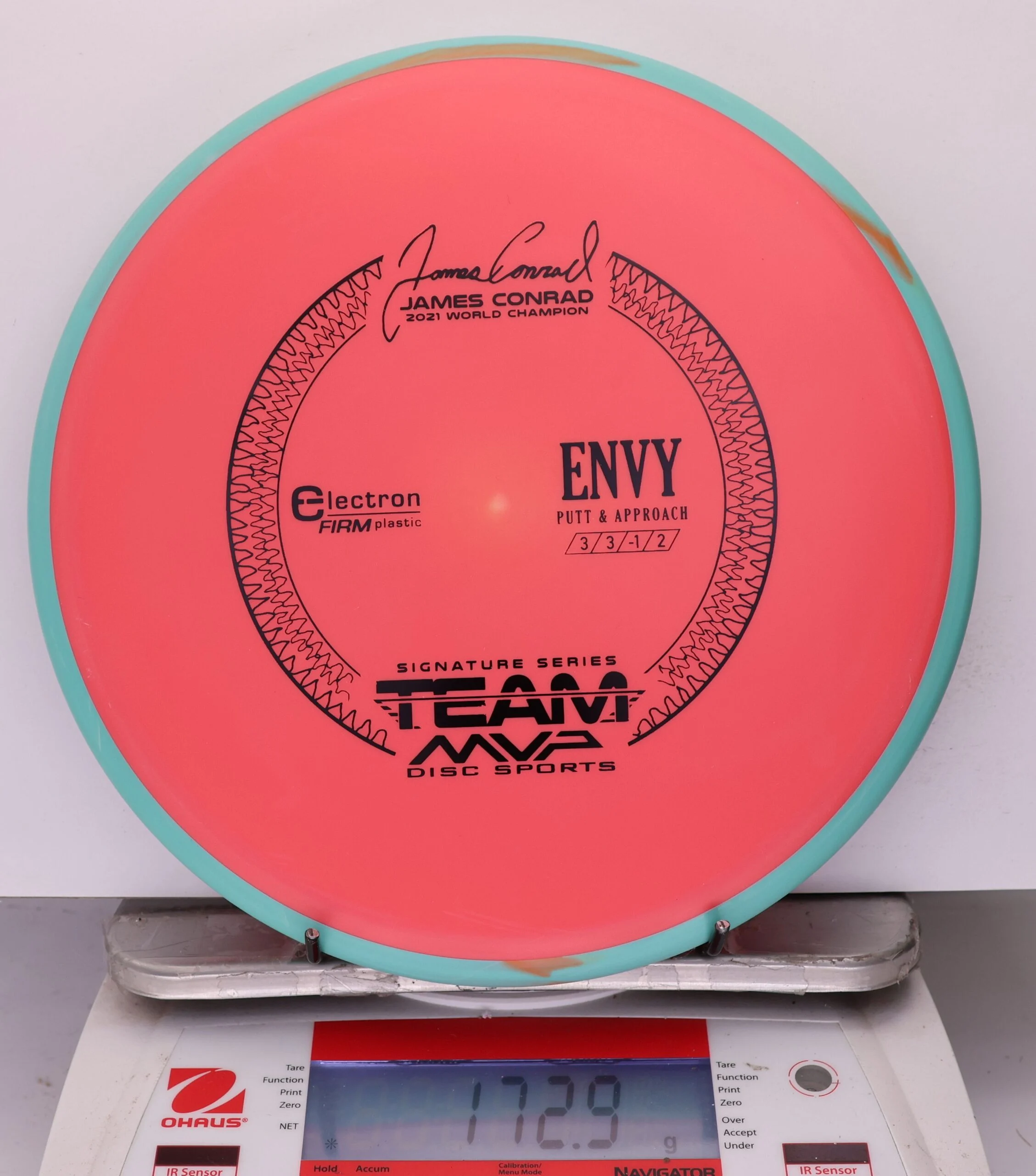 788374 Electron Firm Envy, James Conrad - #305 Teal-SoftRed, 173