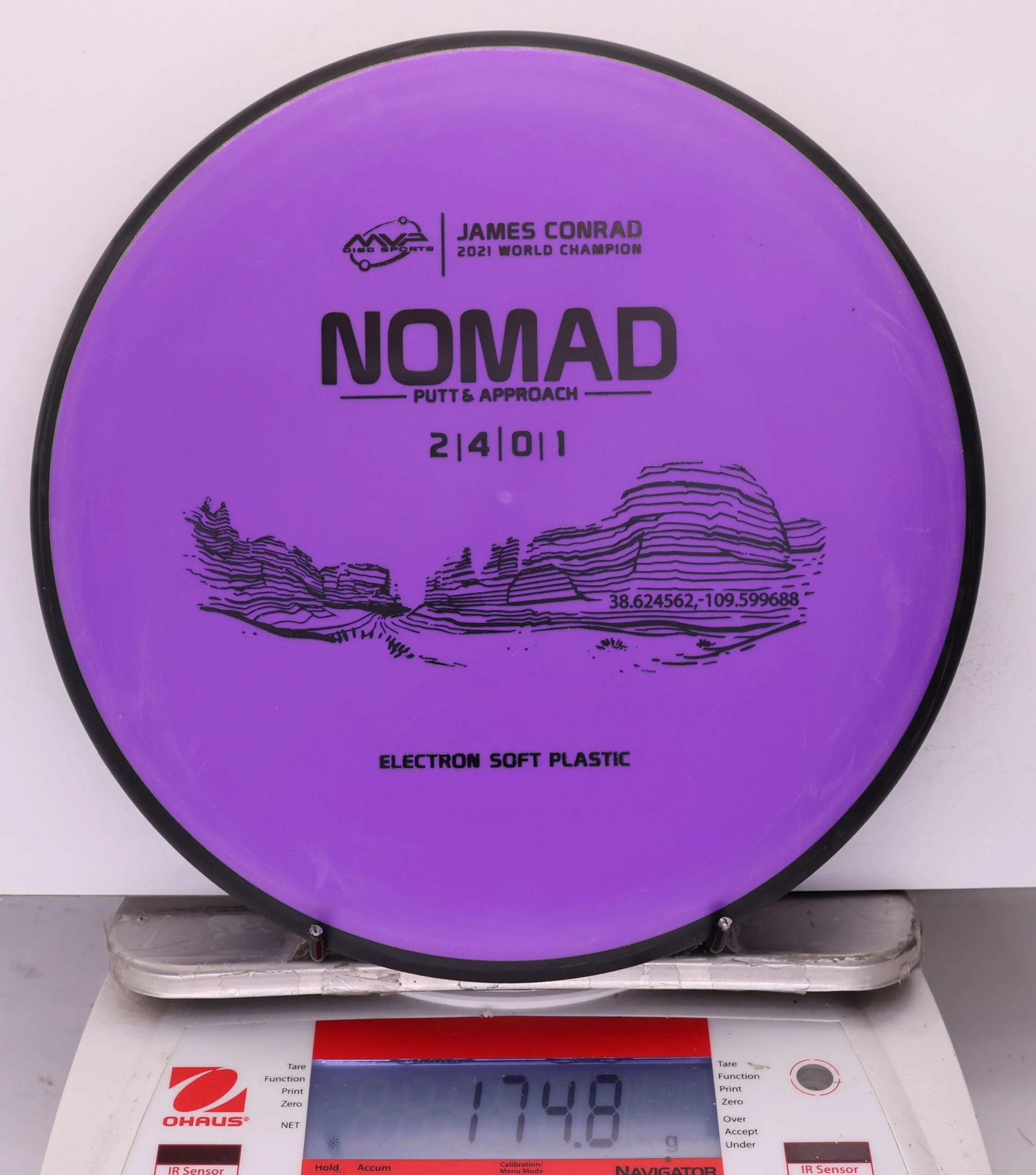 788661 Electron Soft Nomad, James Conrad - #304 Purple, 175