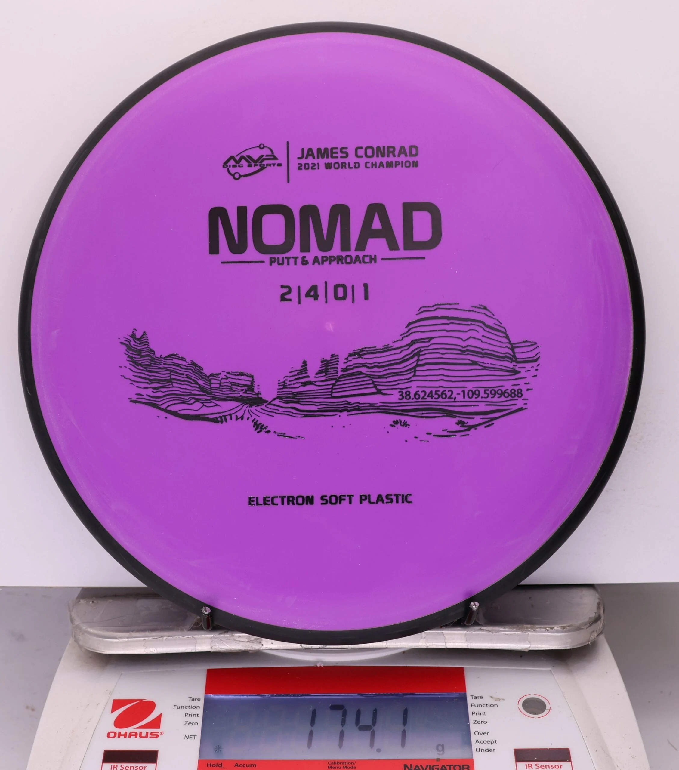788672 Electron Soft Nomad, James Conrad - #305 Purple, 174