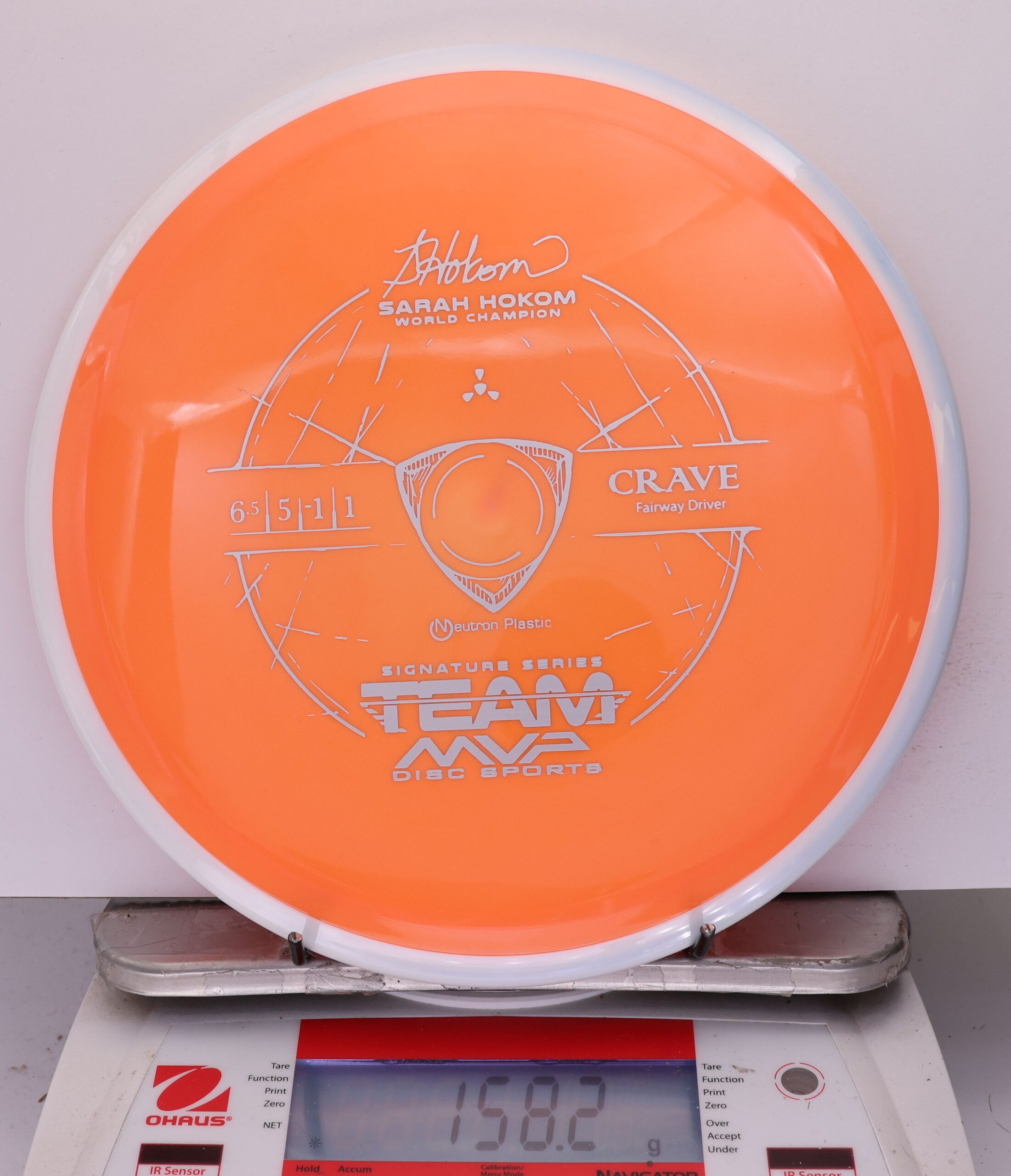 790658 Neutron Crave, Sarah Hokom - #15 White-Orange, 158