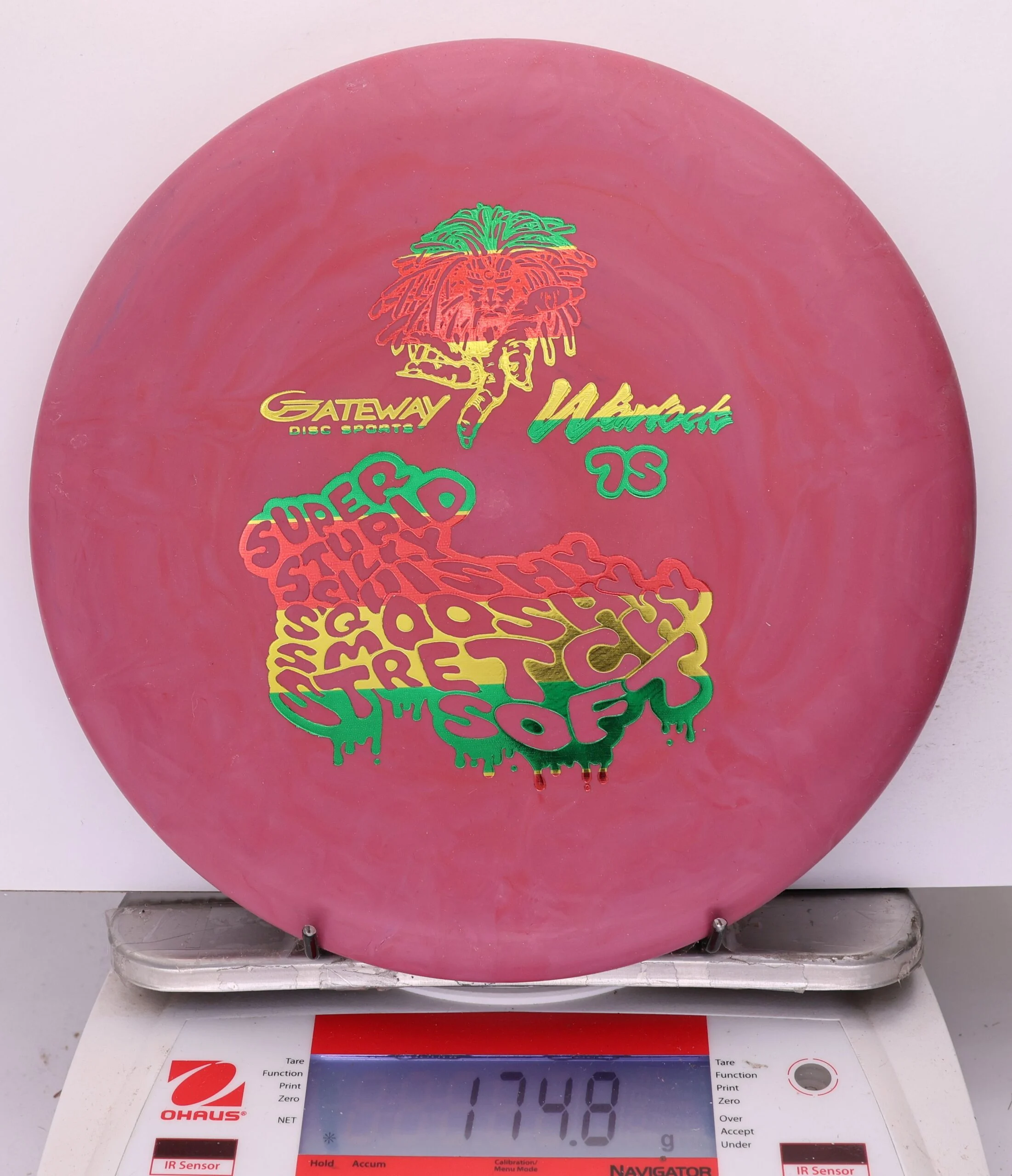 791319 7S SureGrip Warlock - #03 Red, 175
