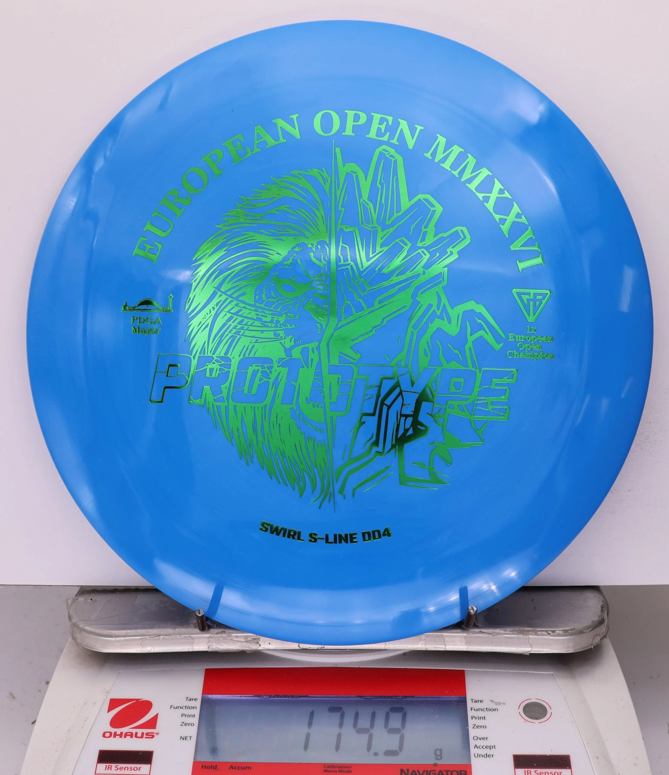 791923 Prototype Swirl S-Line DD4, 2026 European Open - #03 Blue, 175