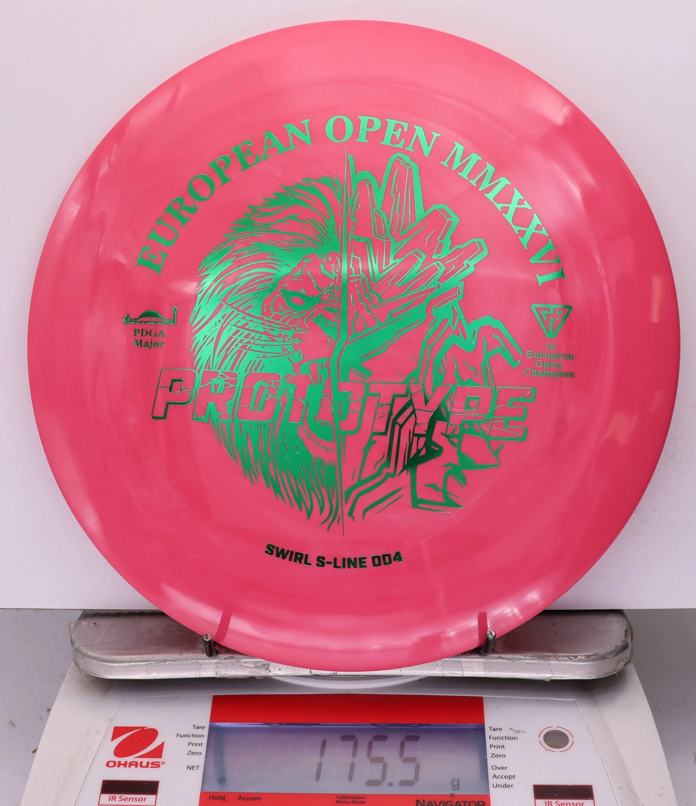 792043 Prototype Swirl S-Line DD4, 2026 European Open - #21 Red, 176