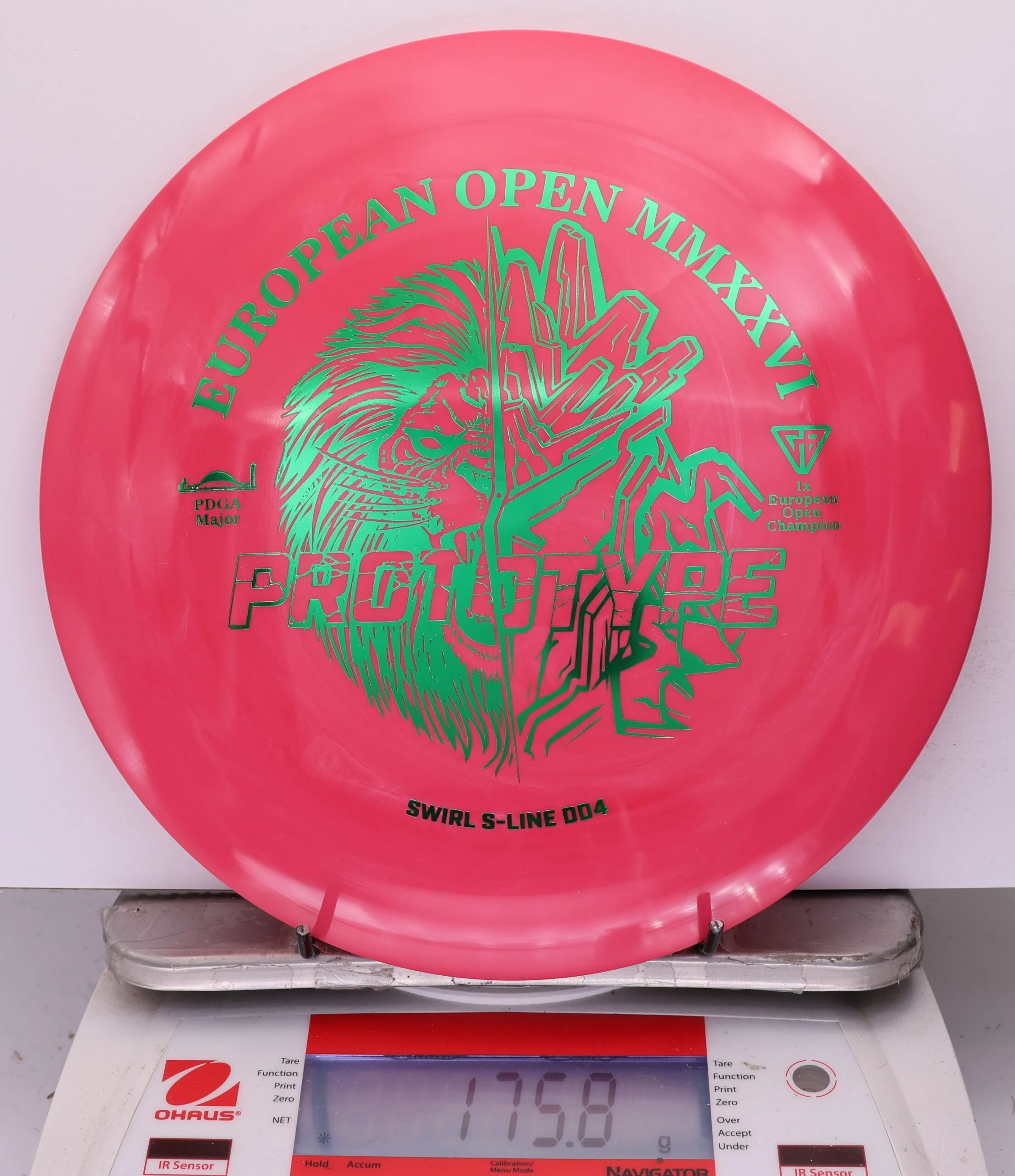 792078 Prototype Swirl S-Line DD4, 2026 European Open - #22 Red, 176