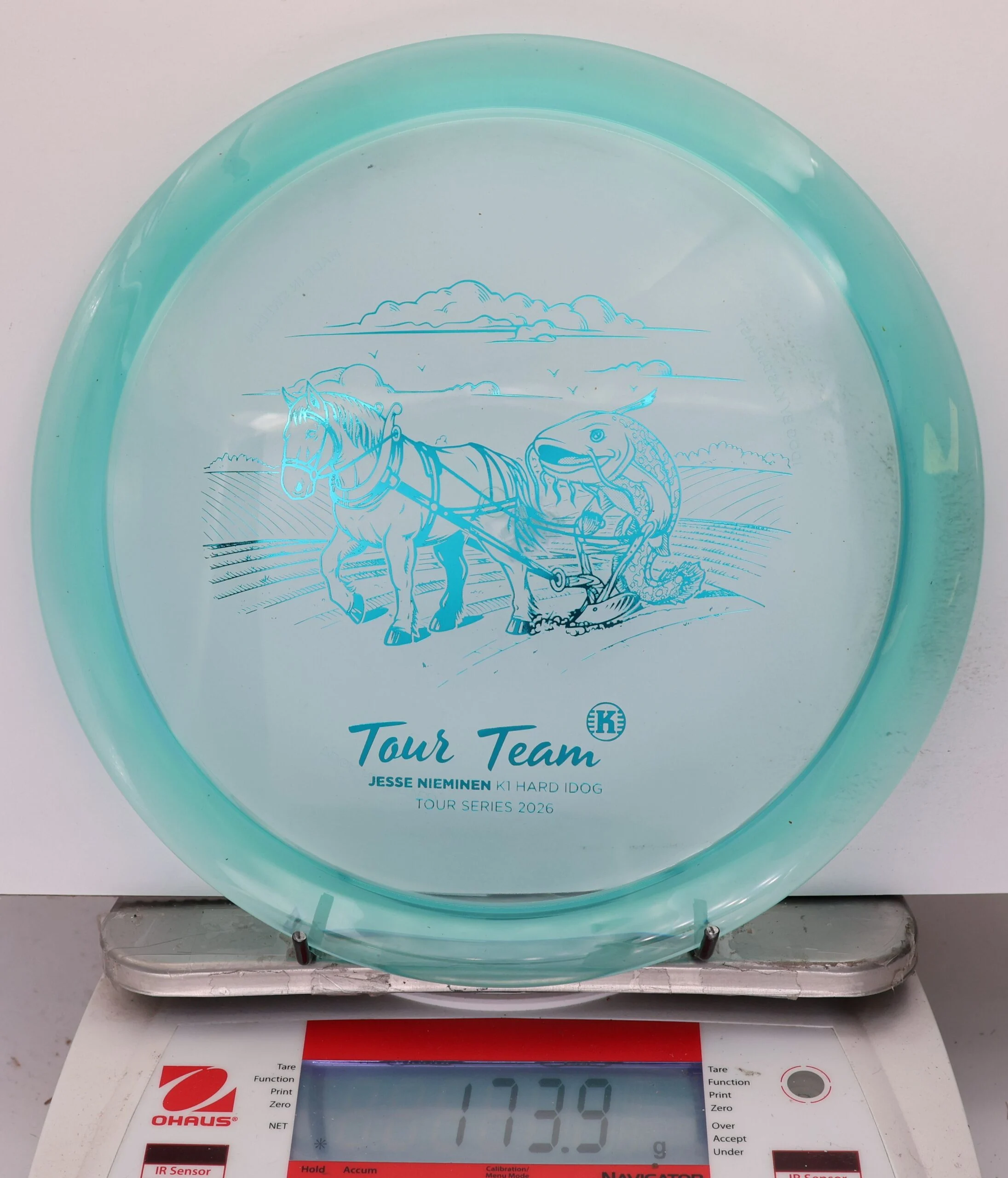 792196 K1 Hard Idog, Jesse Nieminen 2026 Tour Series - #02 Aqua, 174