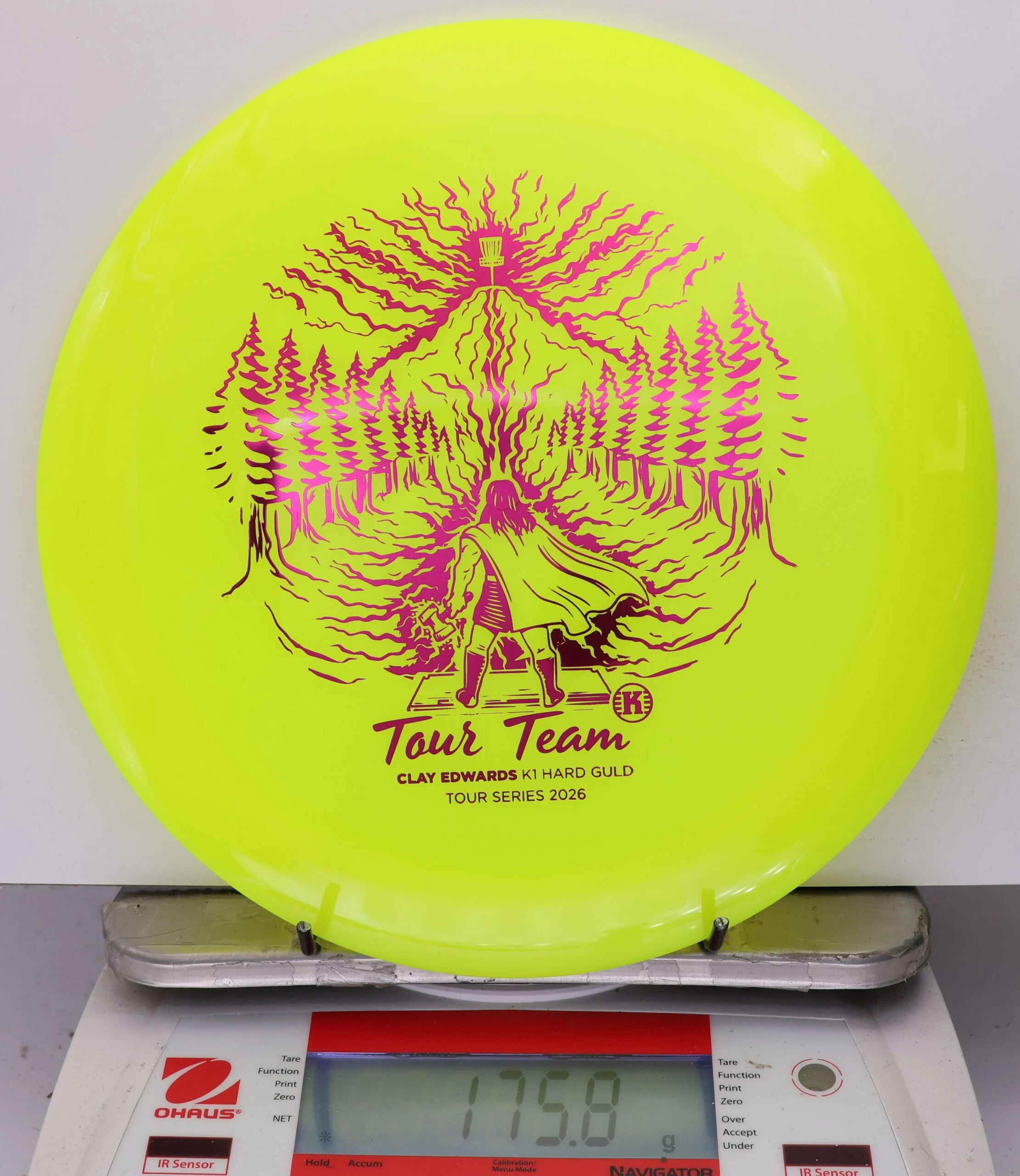 792254 K1 Hard Guld, Clay Edwards 2026 Tour Series - #04 NYellow, 176
