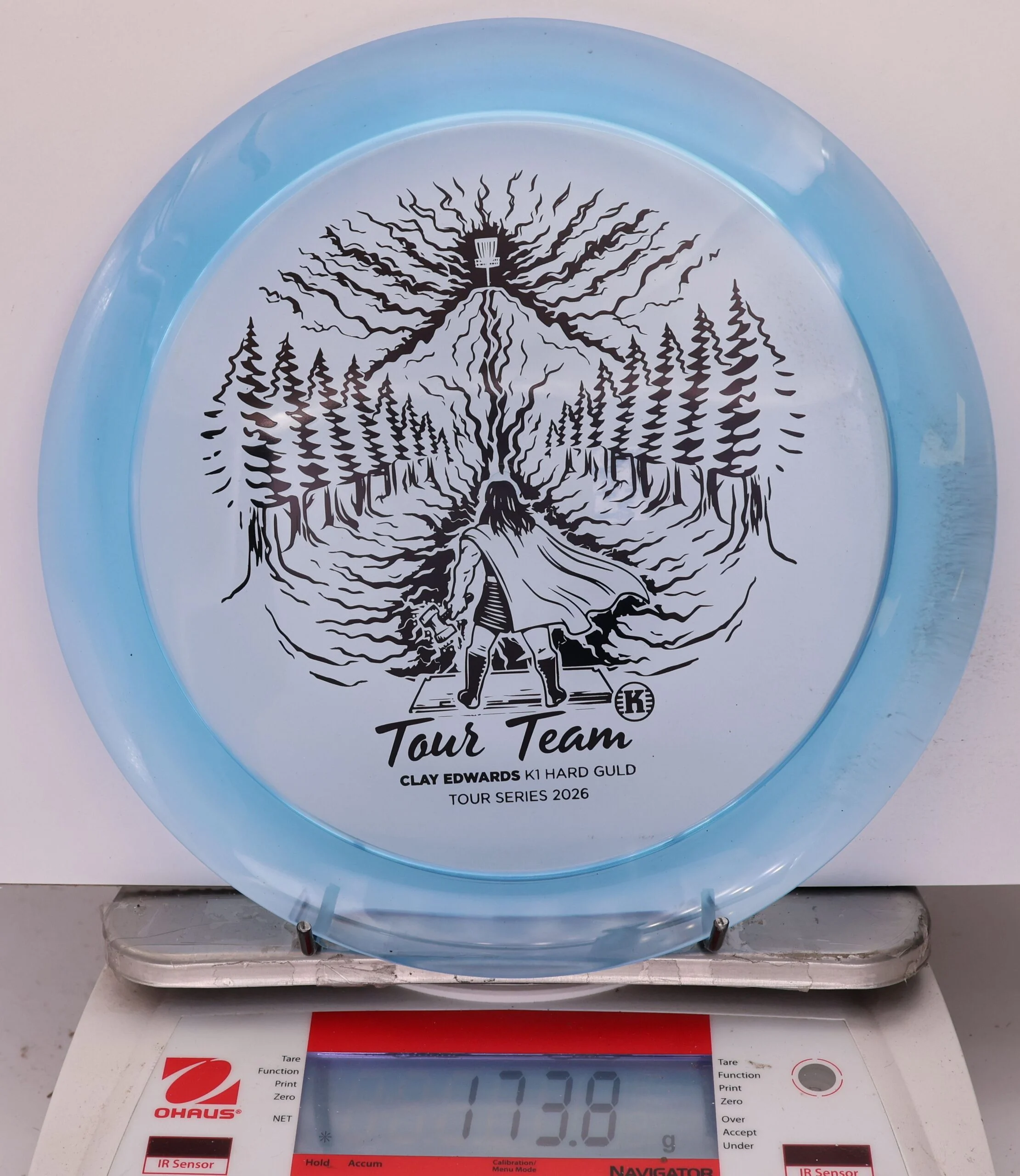 792257 K1 Hard Guld, Clay Edwards 2026 Tour Series - #07 LtBlue, 174