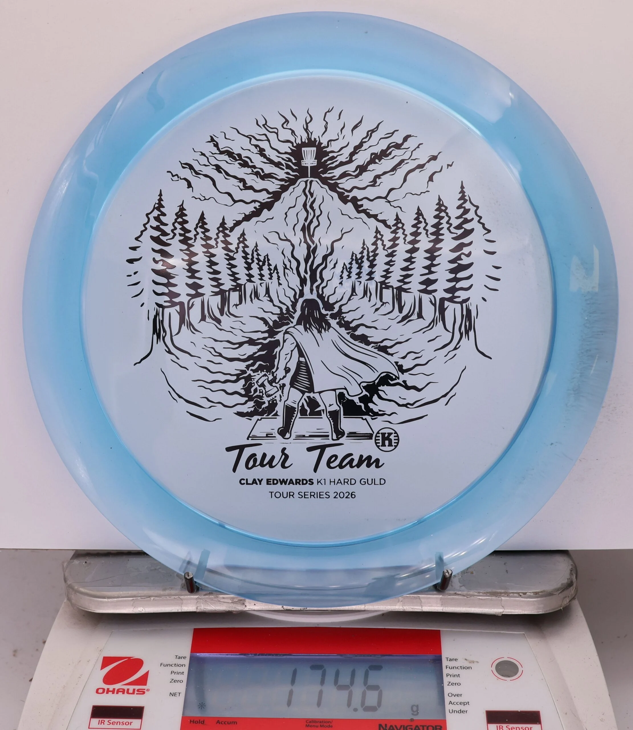 792258 K1 Hard Guld, Clay Edwards 2026 Tour Series - #08 LtBlue, 175