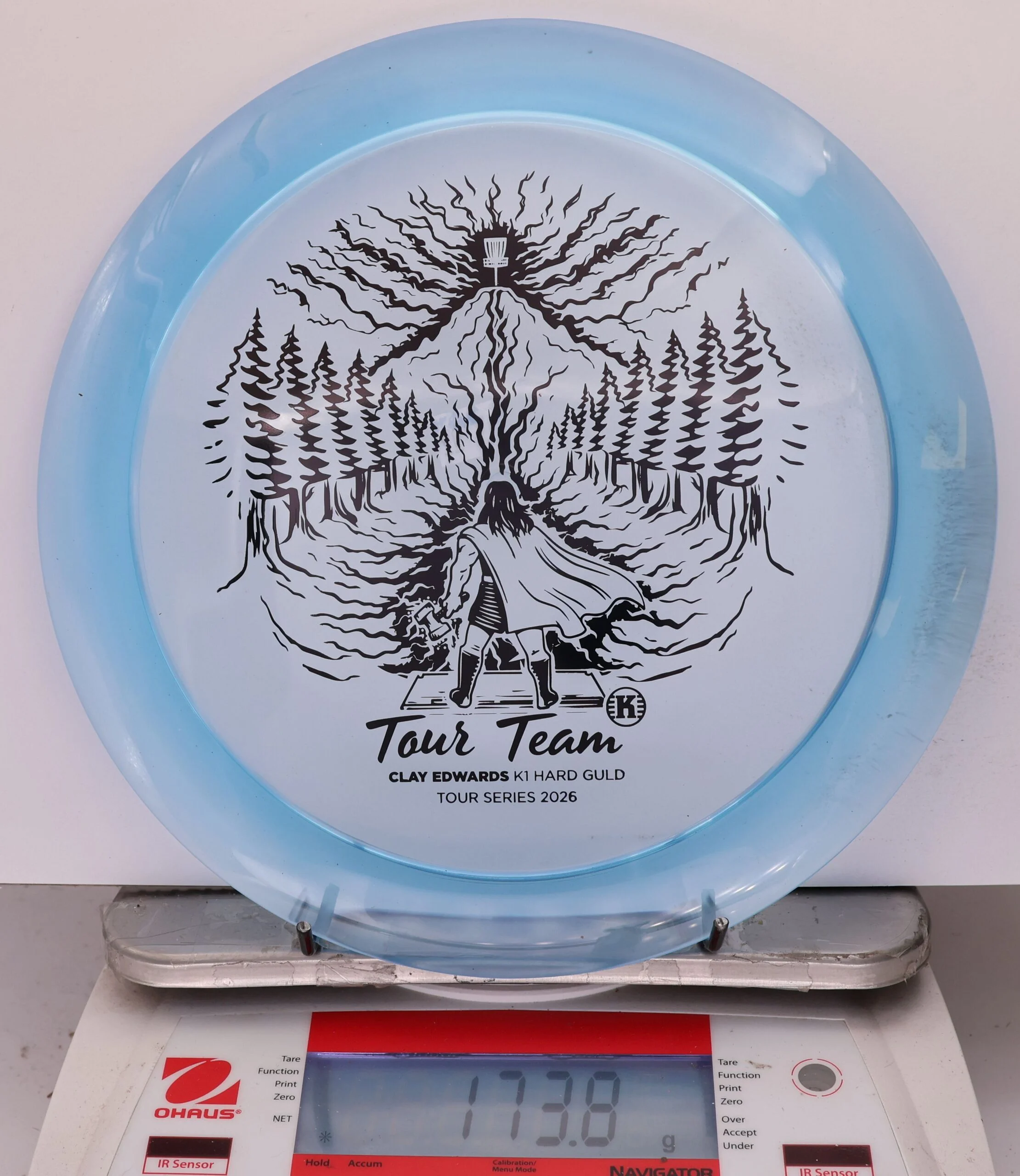 792268 K1 Hard Guld, Clay Edwards 2026 Tour Series - #09 LtBlue, 174