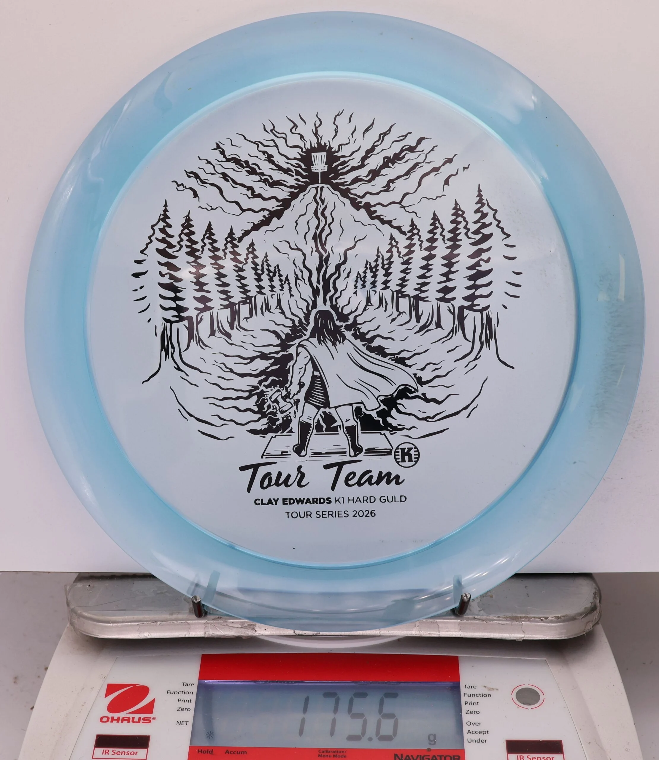 792269 K1 Hard Guld, Clay Edwards 2026 Tour Series - #10 LtBlue, 176