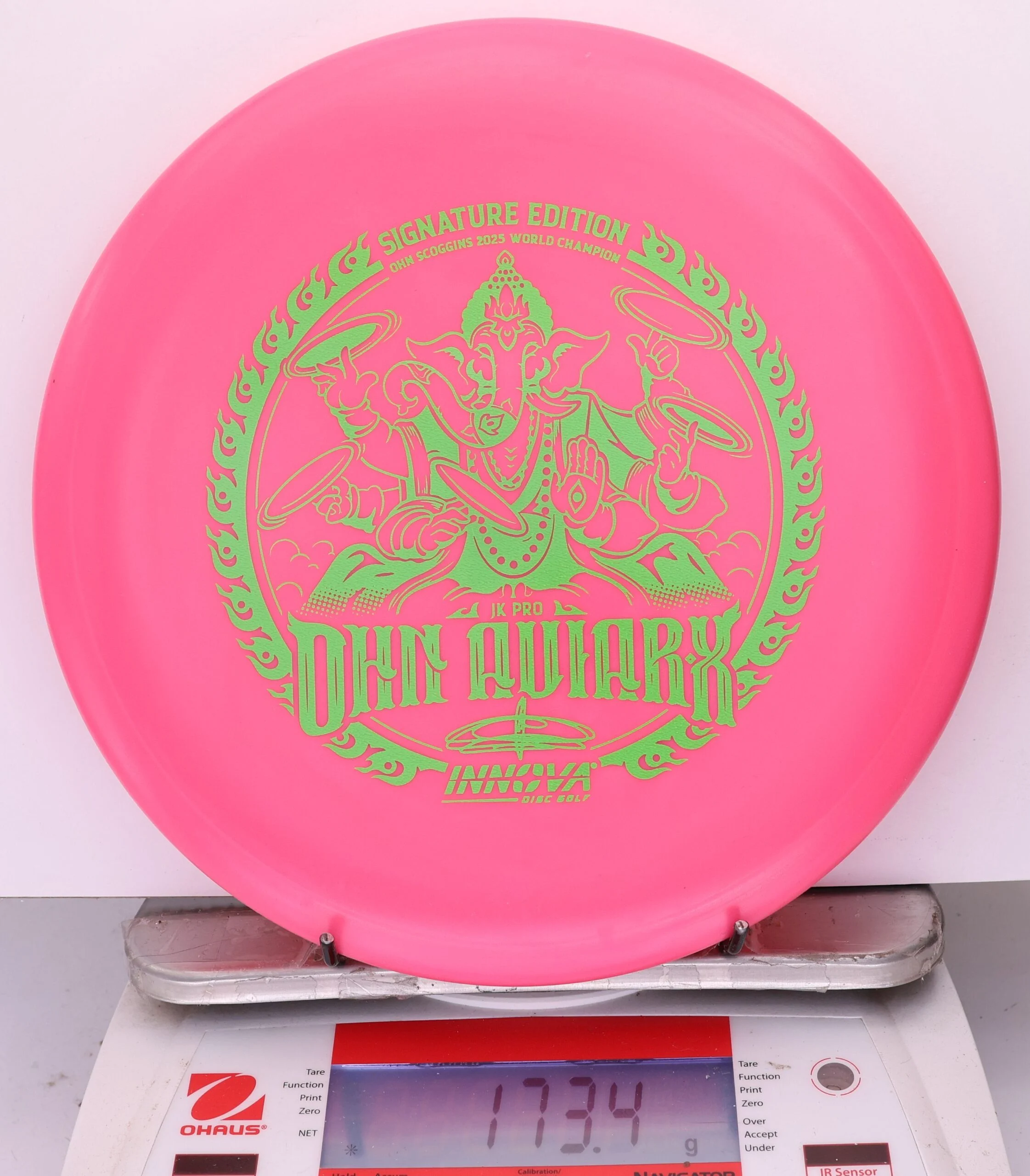 792710 JK Pro Aviar-X, Ohn Scoggins FPO World Champion Character - Signature Edition - #28 Pink, 173