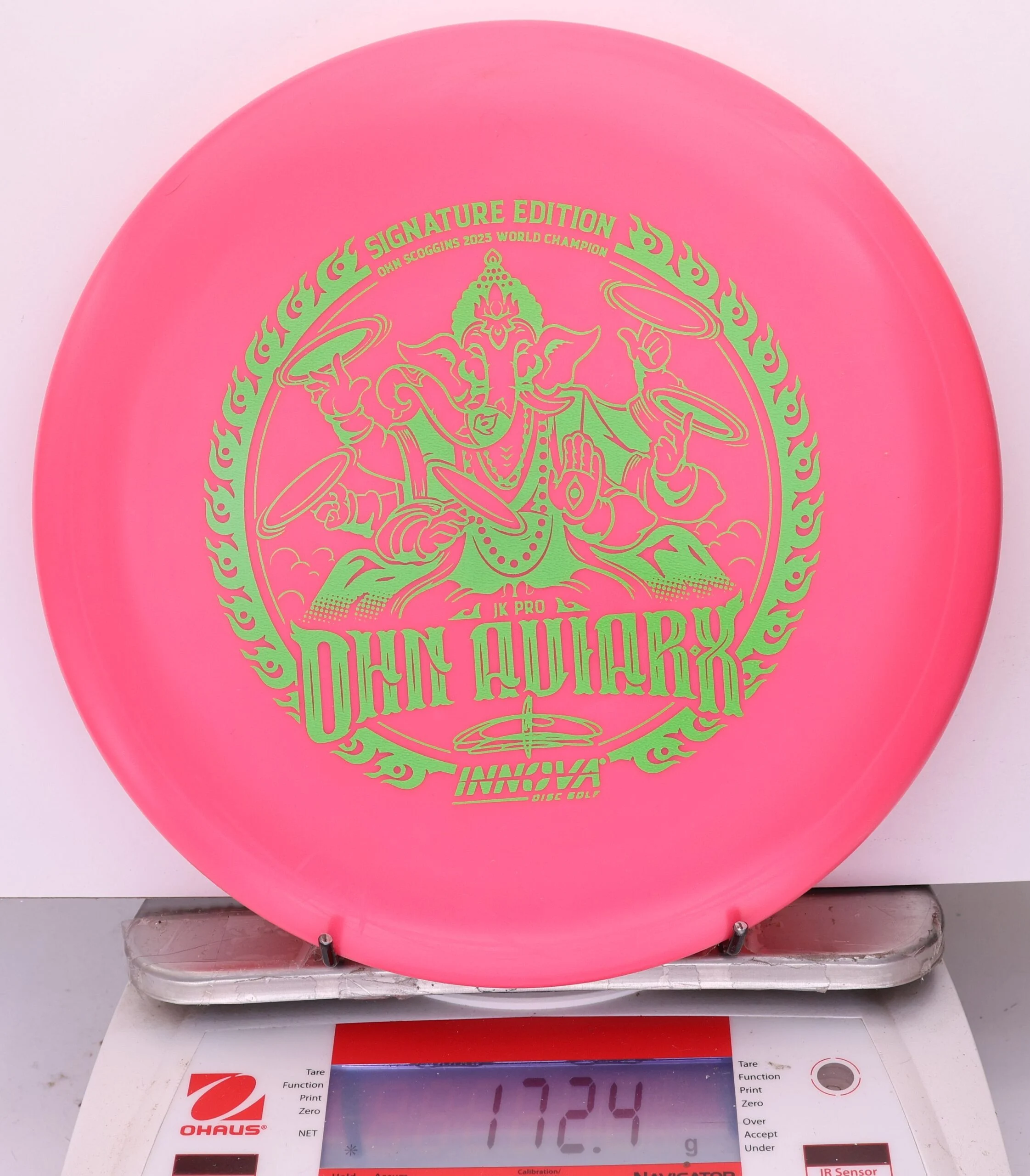 792711 JK Pro Aviar-X, Ohn Scoggins FPO World Champion Character - Signature Edition - #29 Pink, 172