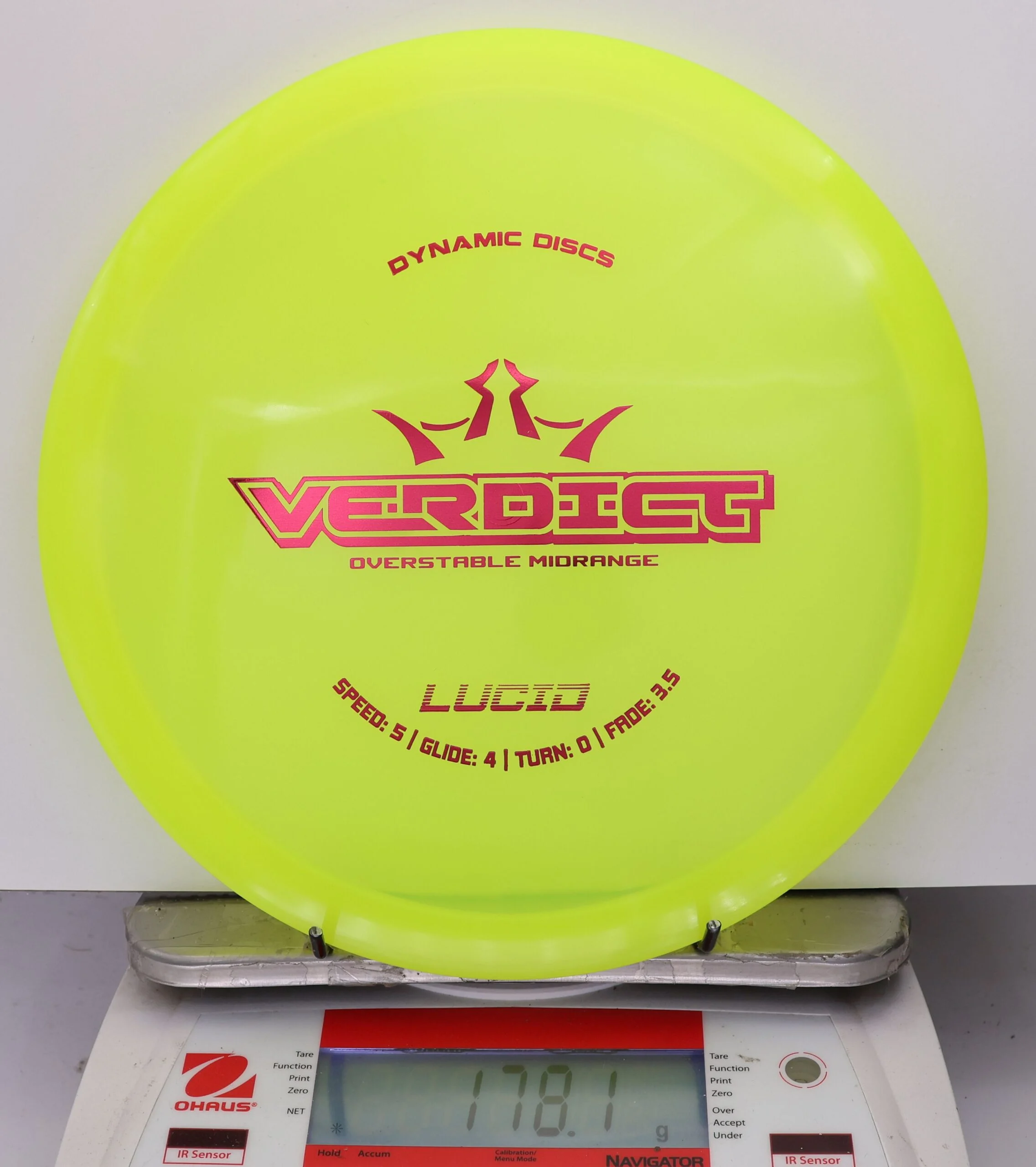 799579 Lucid Verdict - #09 Yellow, 178