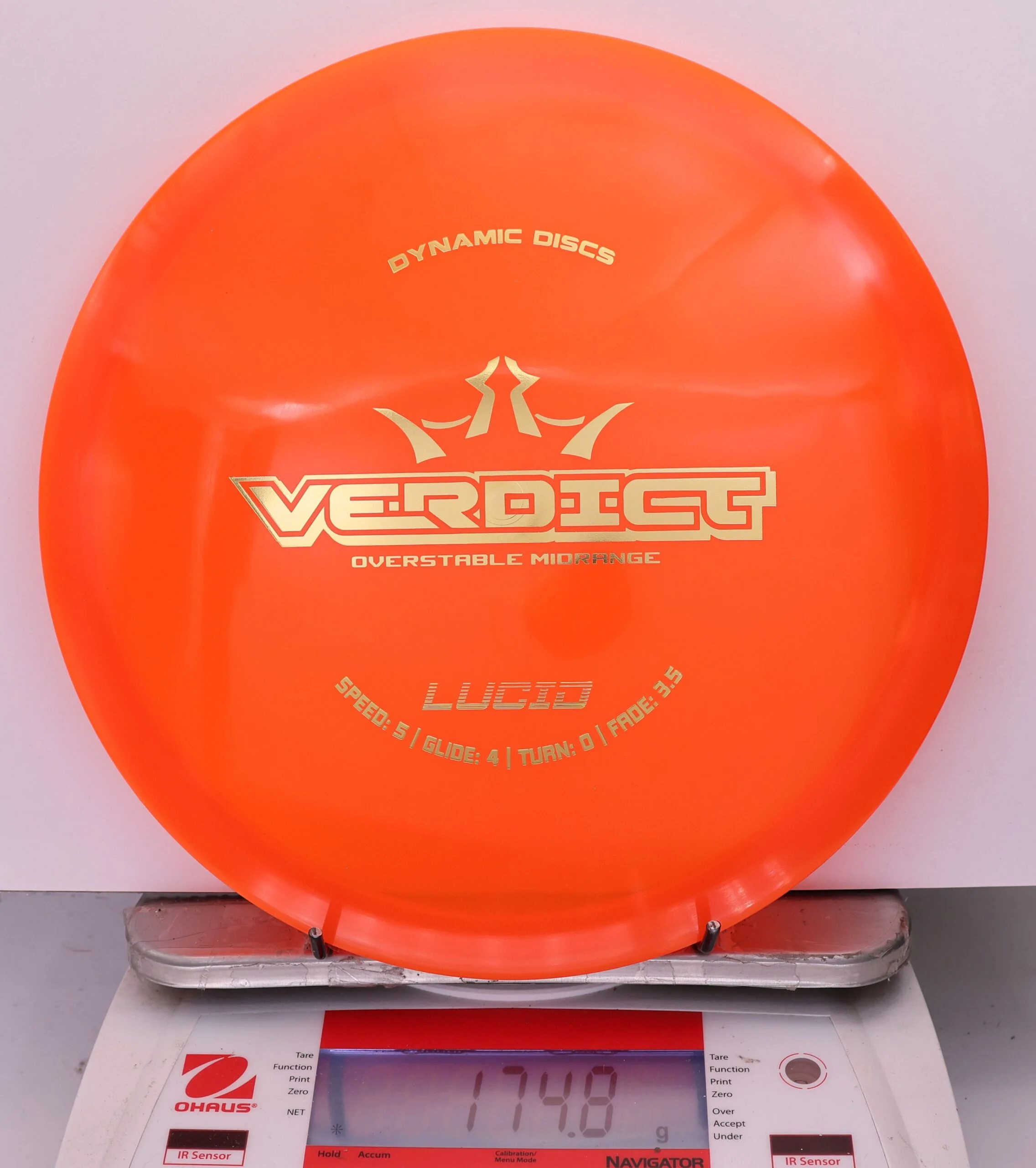 799587 Lucid Verdict - #11 Orange, 175