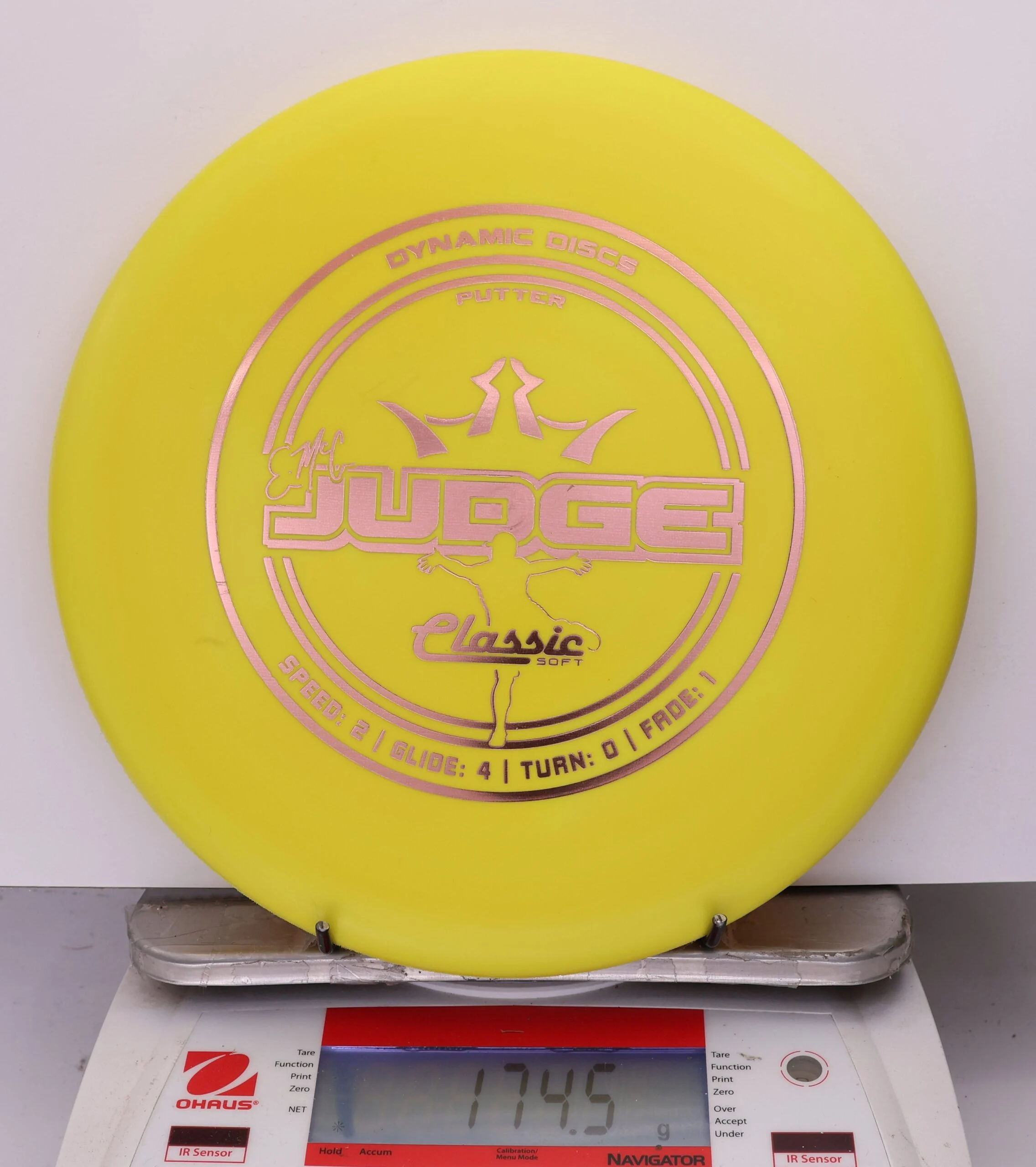 799947 Classic Soft EMac Judge - #01 Yellow, 175