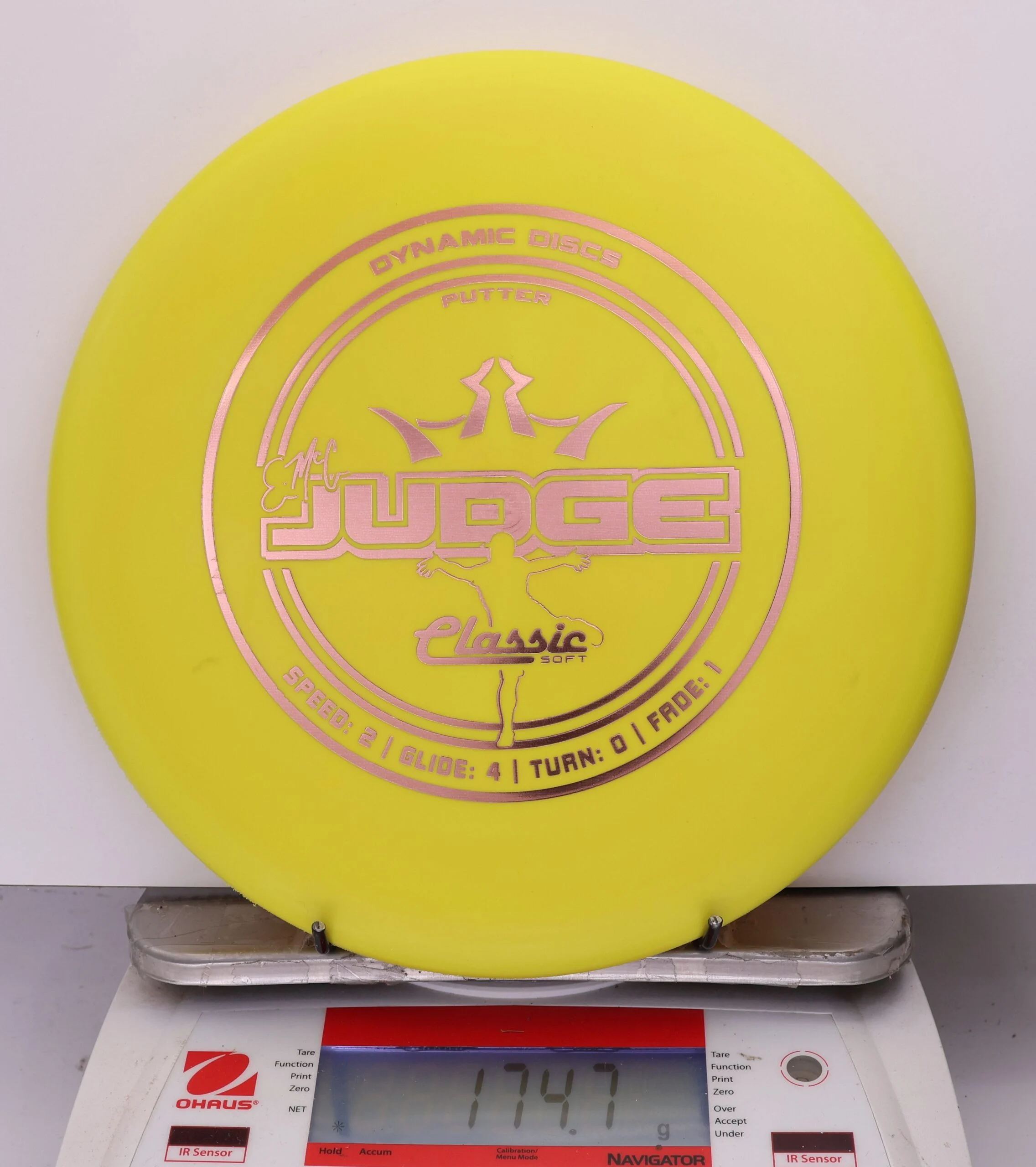 799948 Classic Soft EMac Judge - #02 Yellow, 175