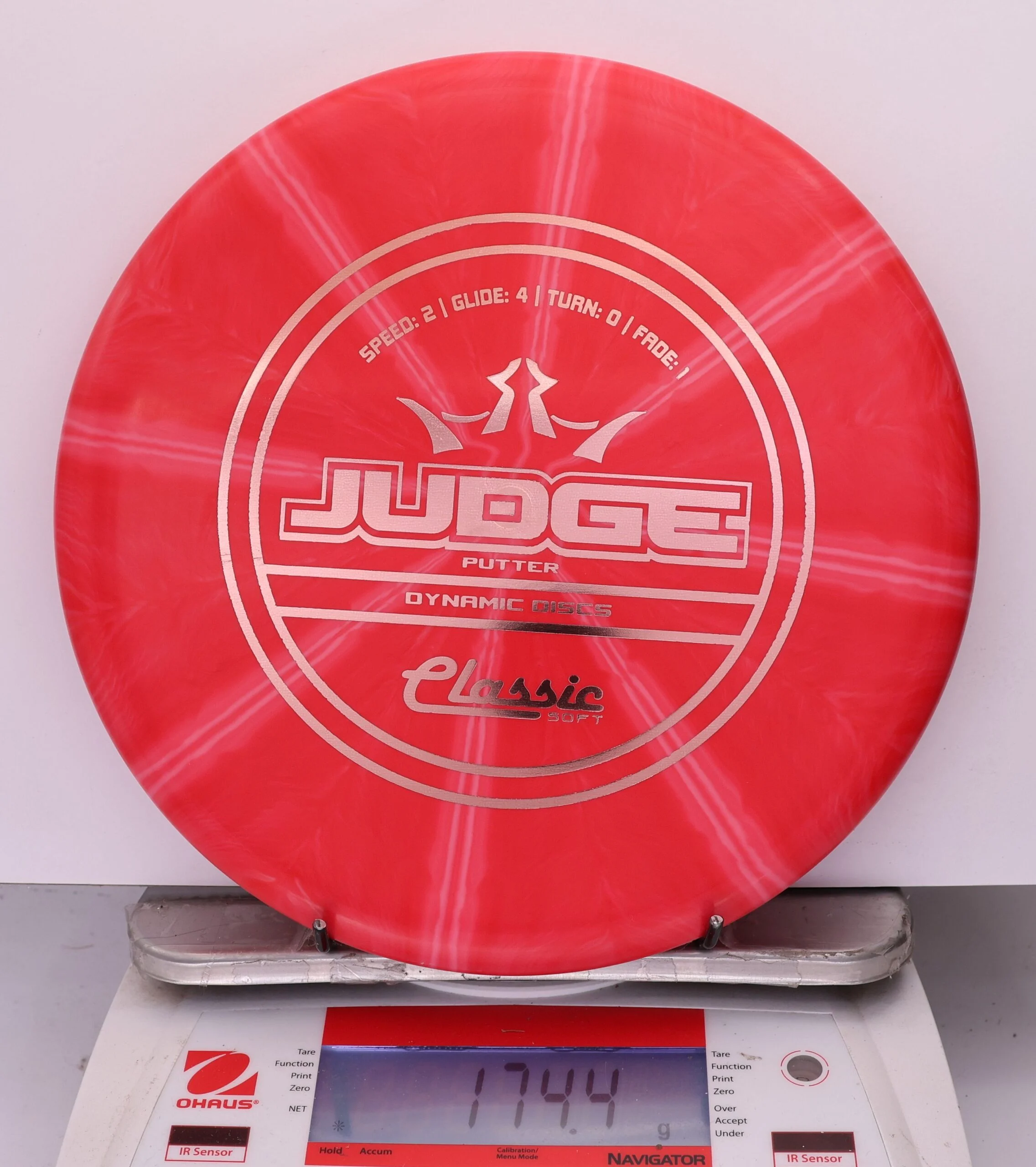 800267 Classic Soft Burst Judge - #04 Red, 174