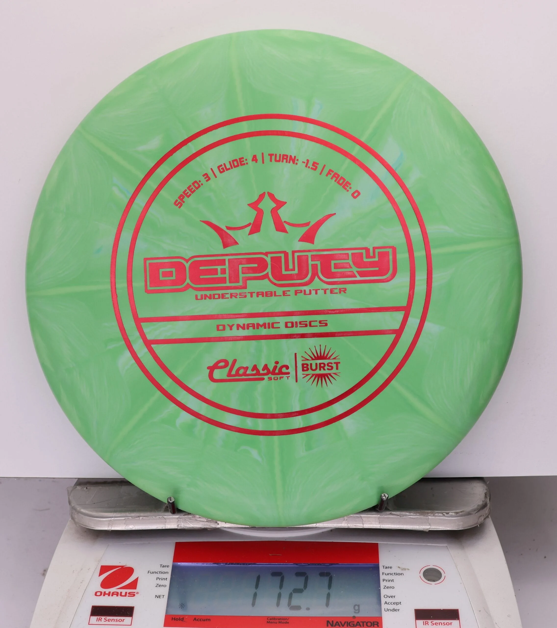 800423 Classic Soft Burst Deputy - #10 Green, 173