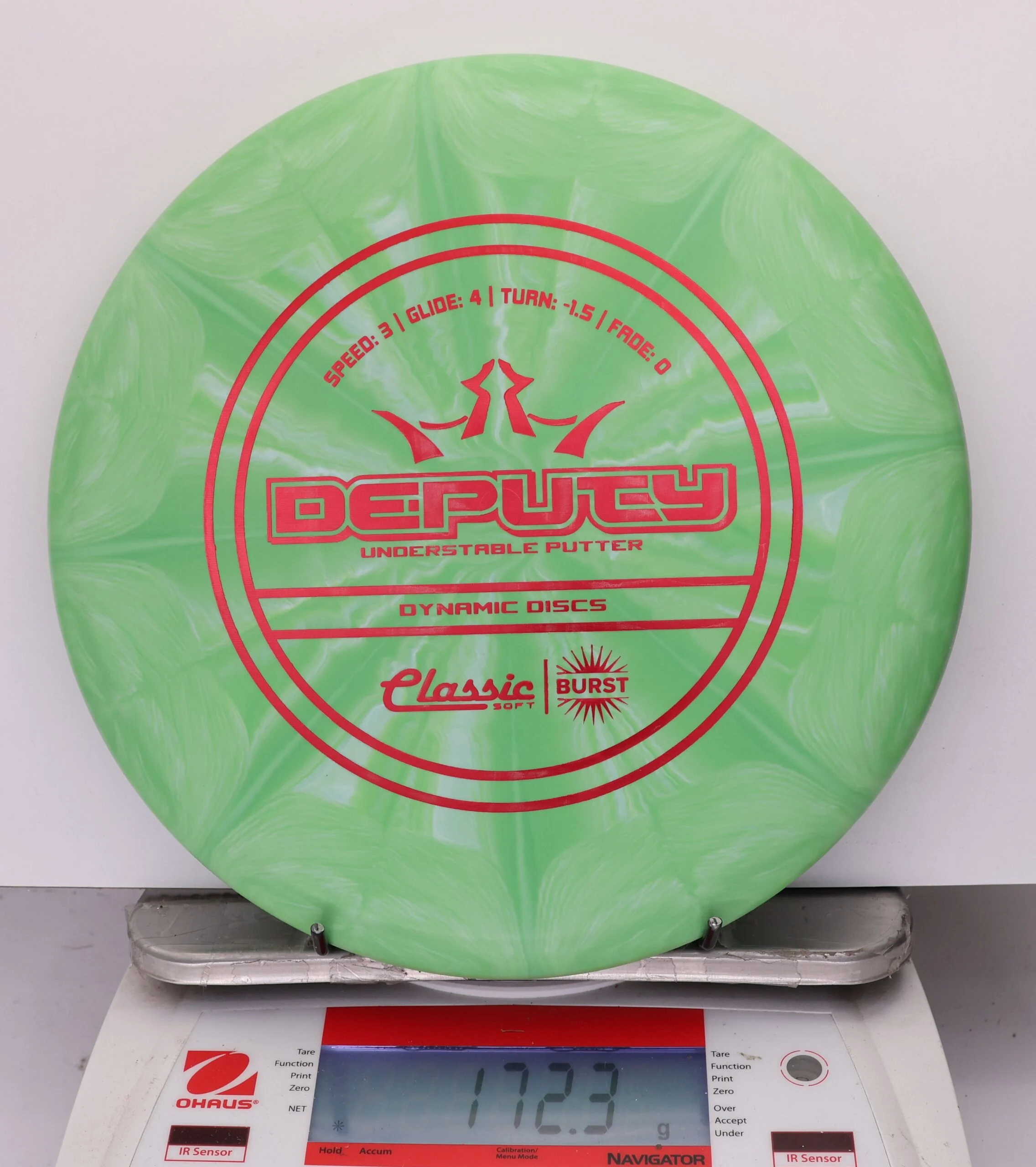 800431 Classic Soft Burst Deputy - #11 Green, 172