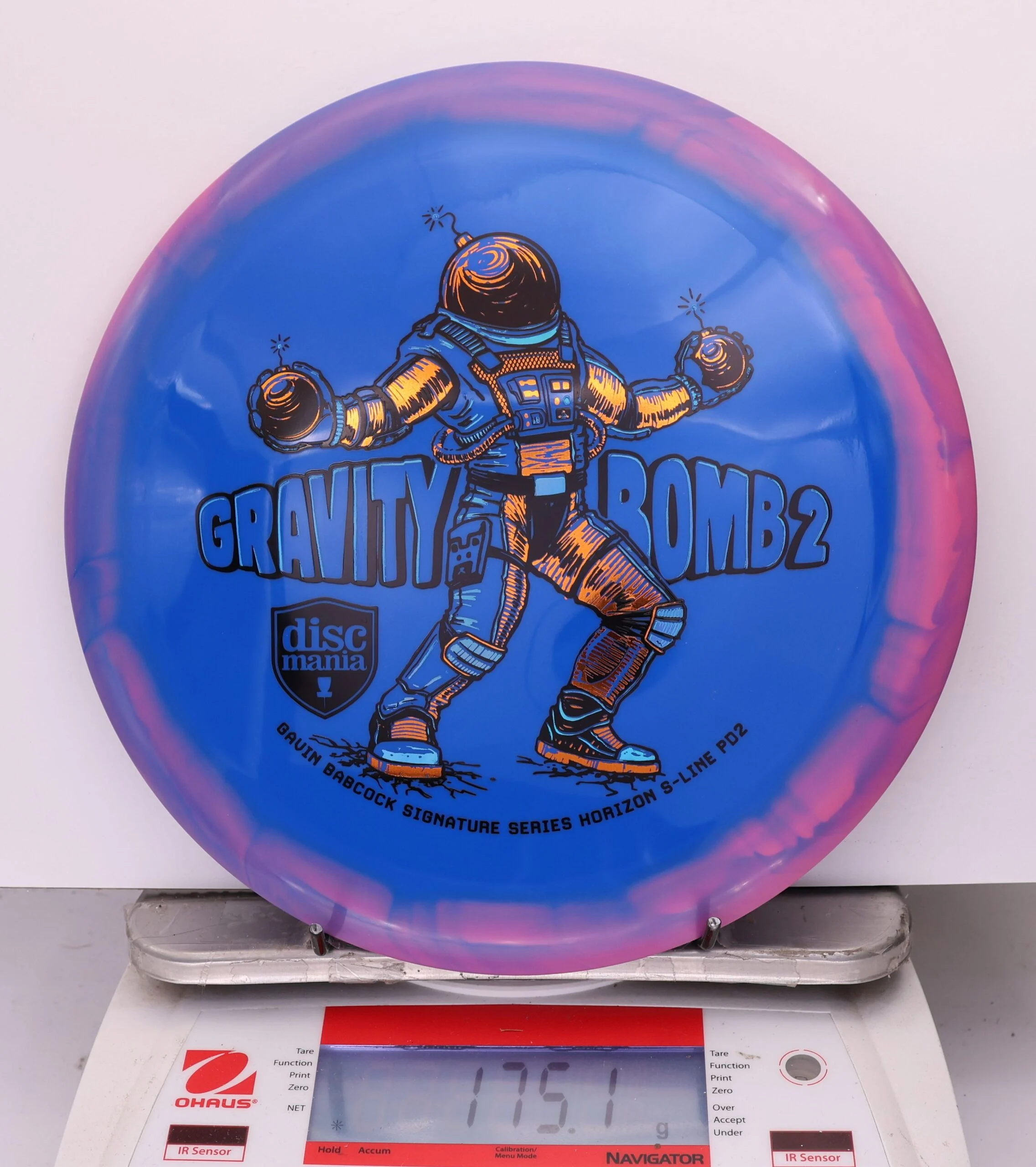 800553 Horizon S-Line PD2, Gavid Babcock 2025 Signature Series Gravity Bomb 2 - Triple Foil - #04 Pink-Blue, 175