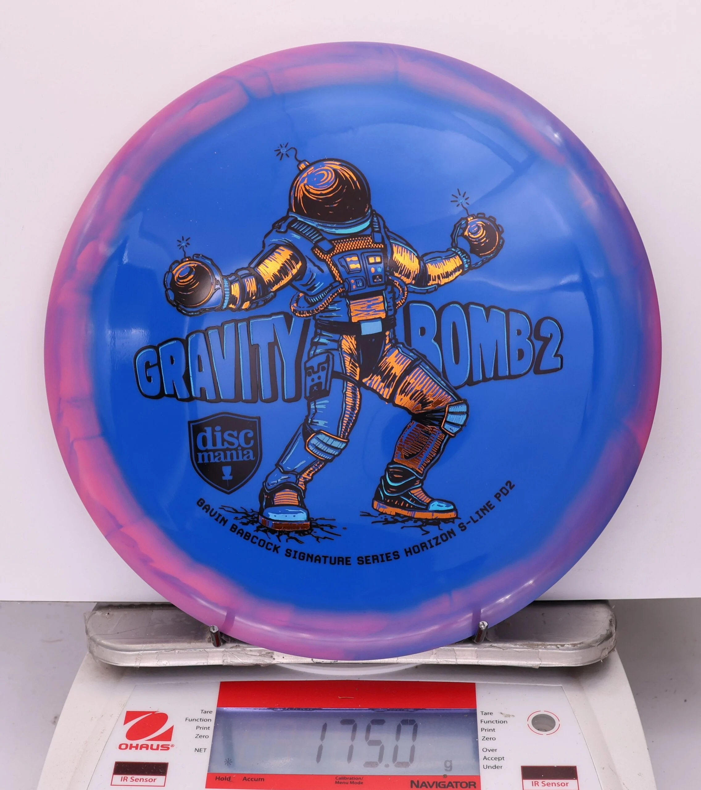 800554 Horizon S-Line PD2, Gavid Babcock 2025 Signature Series Gravity Bomb 2 - Triple Foil - #05 Pink-Blue, 175
