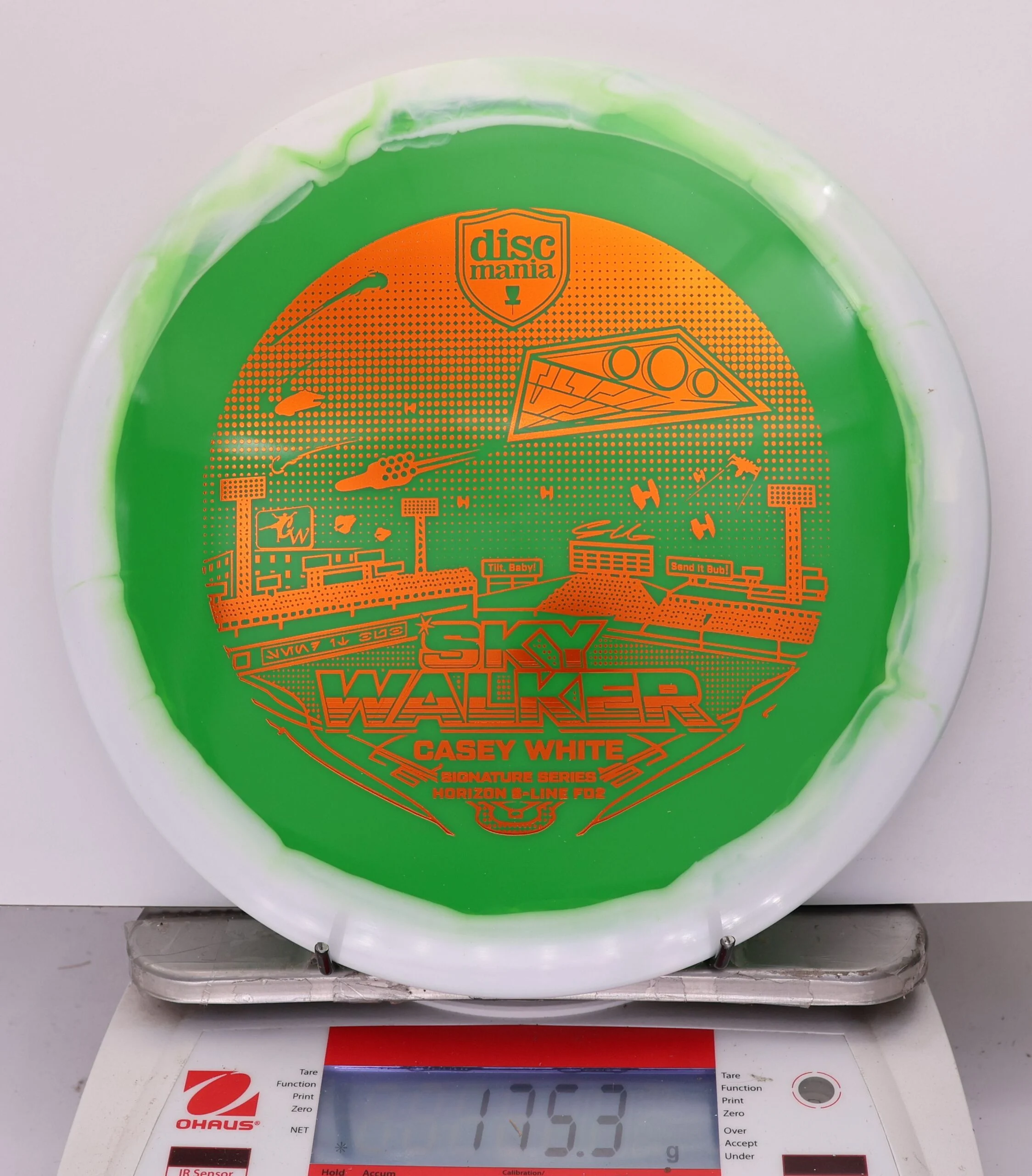 800985 Horizon S-Line FD2, Casey White 2025 Signature Series - Sky Walker 3 - #01 White-Green, 175