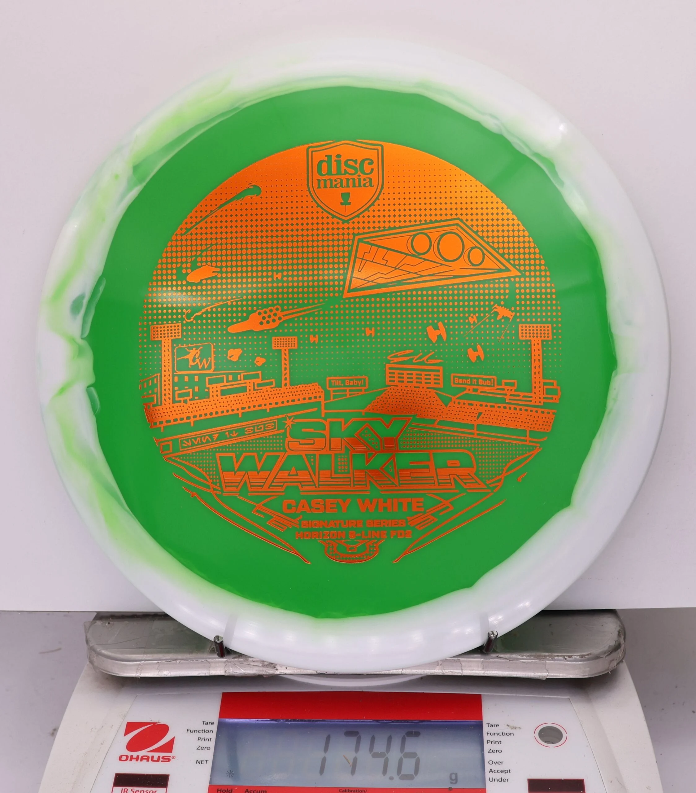 800986 Horizon S-Line FD2, Casey White 2025 Signature Series - Sky Walker 3 - #02 White-Green, 175