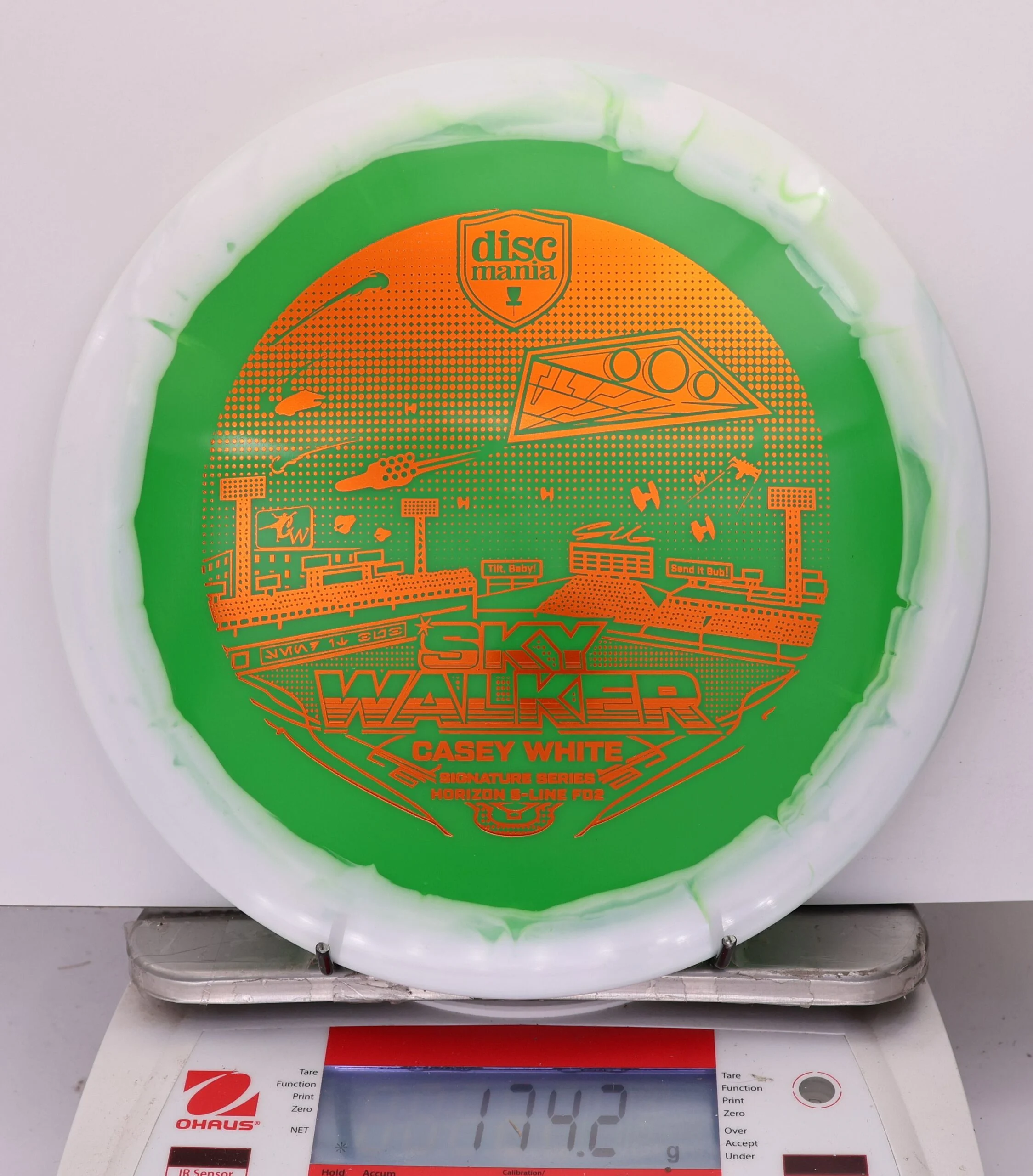 800988 Horizon S-Line FD2, Casey White 2025 Signature Series - Sky Walker 3 - #04 White-Green, 174