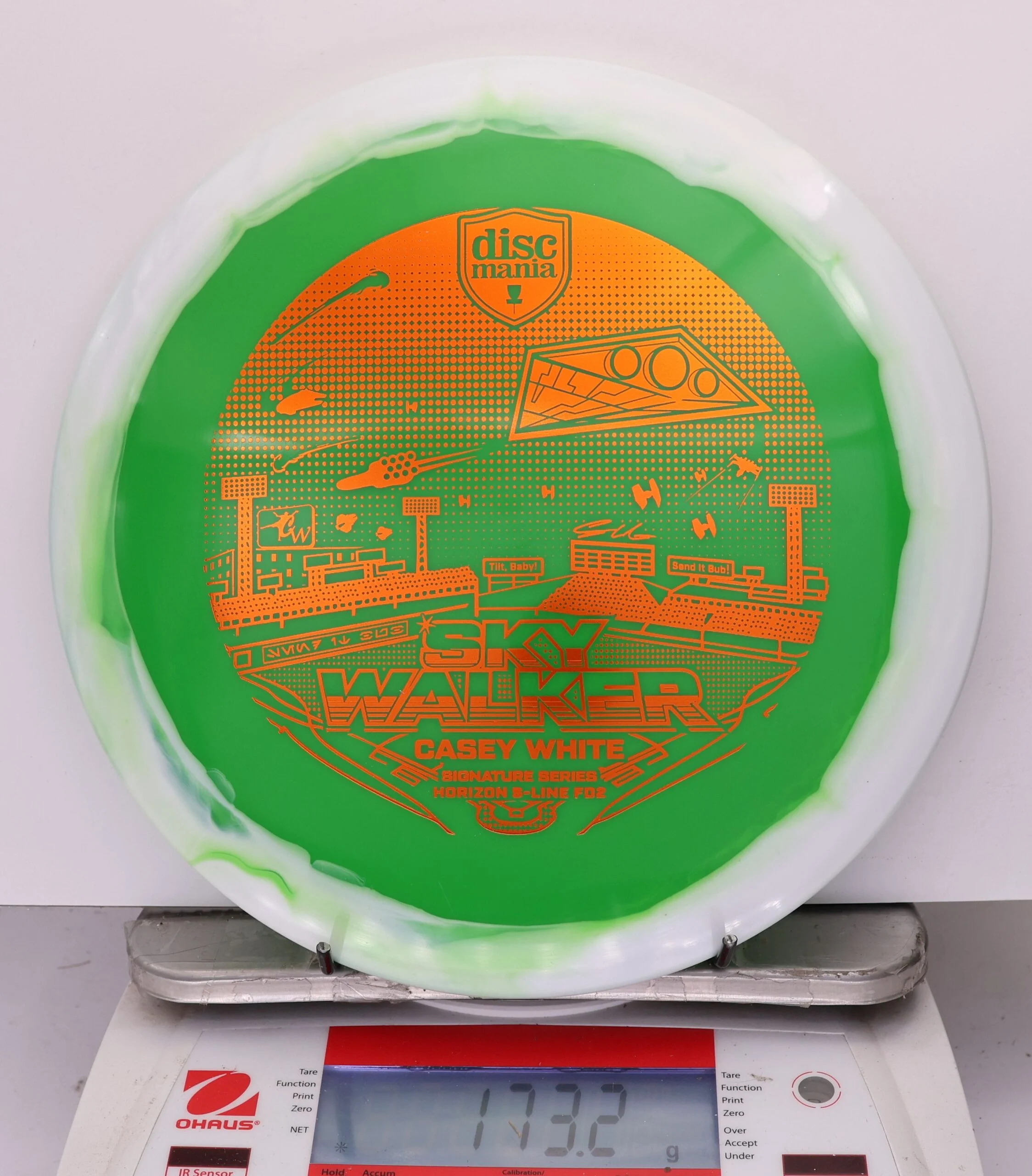 800998 Horizon S-Line FD2, Casey White 2025 Signature Series - Sky Walker 3 - #09 White-Green, 173