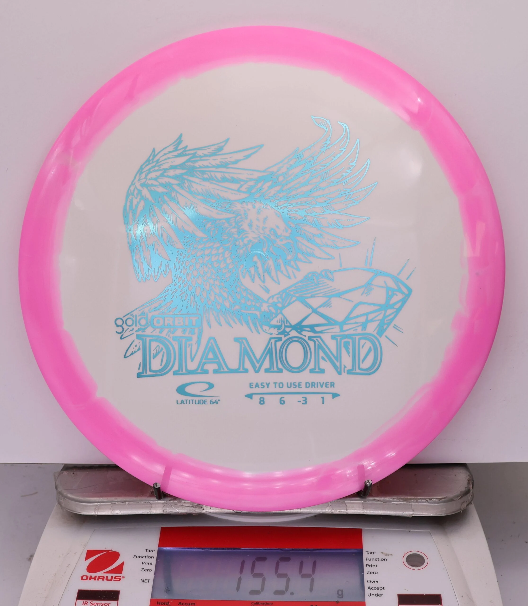 801403 Gold Orbit Diamond - #15 Pink-White, 155