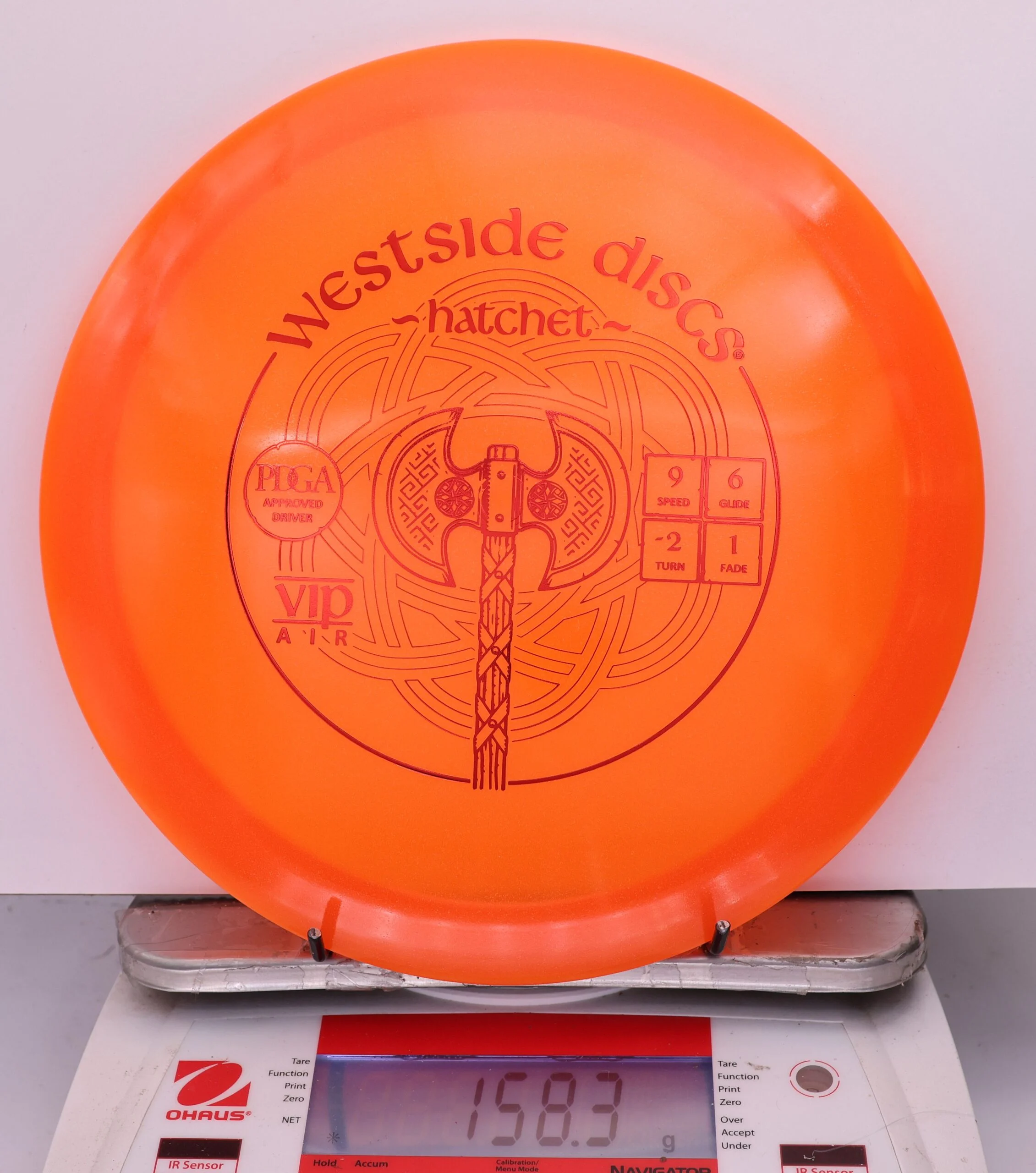 803606 VIP Air Hatchet - #10 Orange, 158
