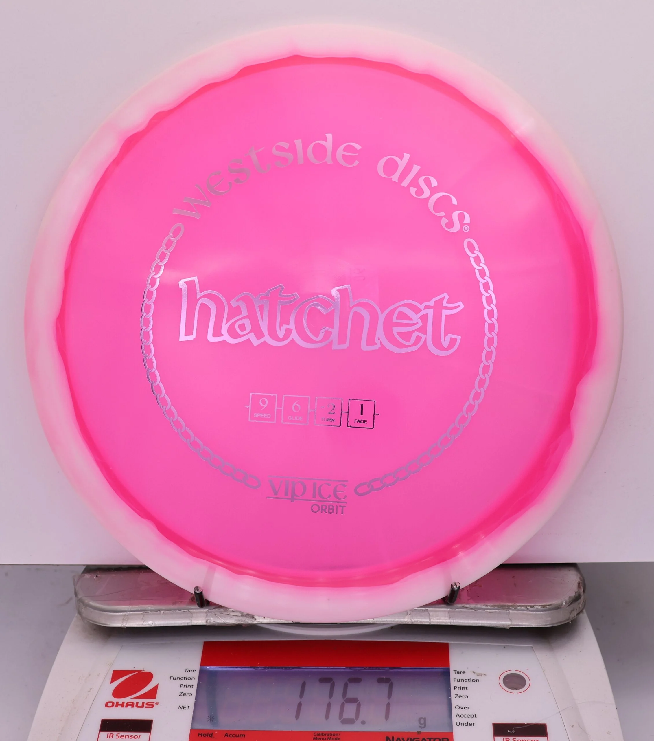 803660 VIP Ice Orbit Hatchet - #06 White-Pink, 177