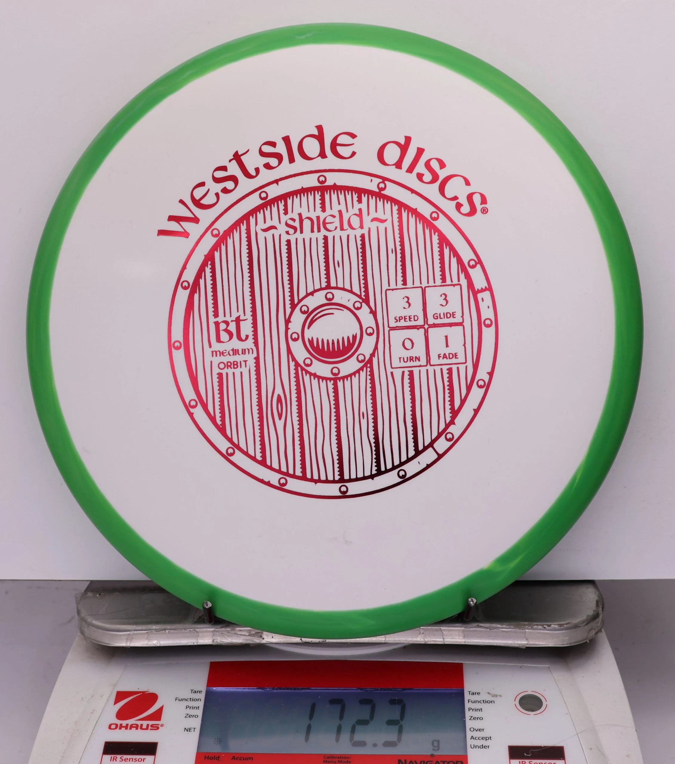 803837 BT Medium Orbit Shield - #03 Green-White, 172