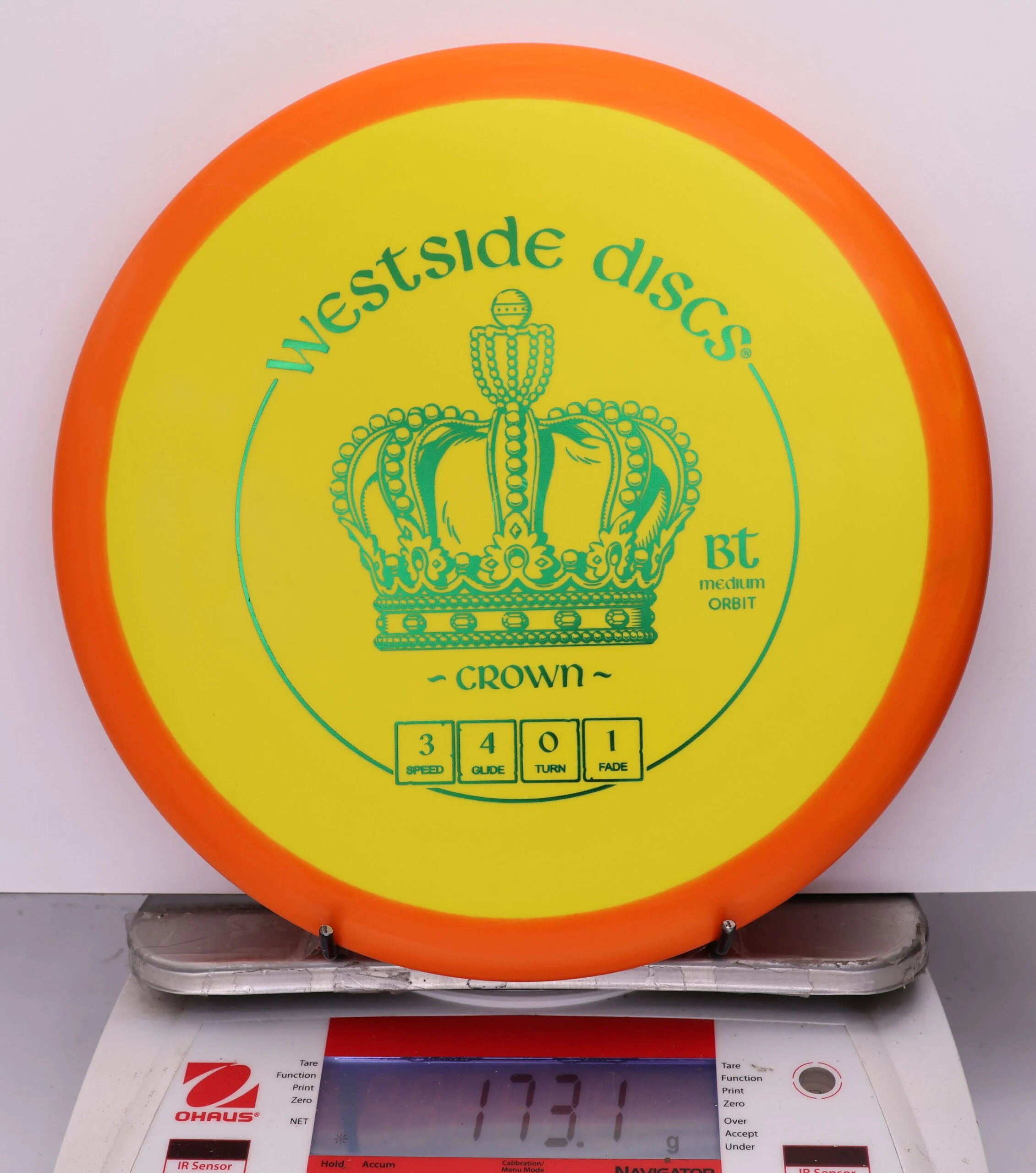 803952 BT Medium Orbit Crown - #01 Orange-Yellow, 173