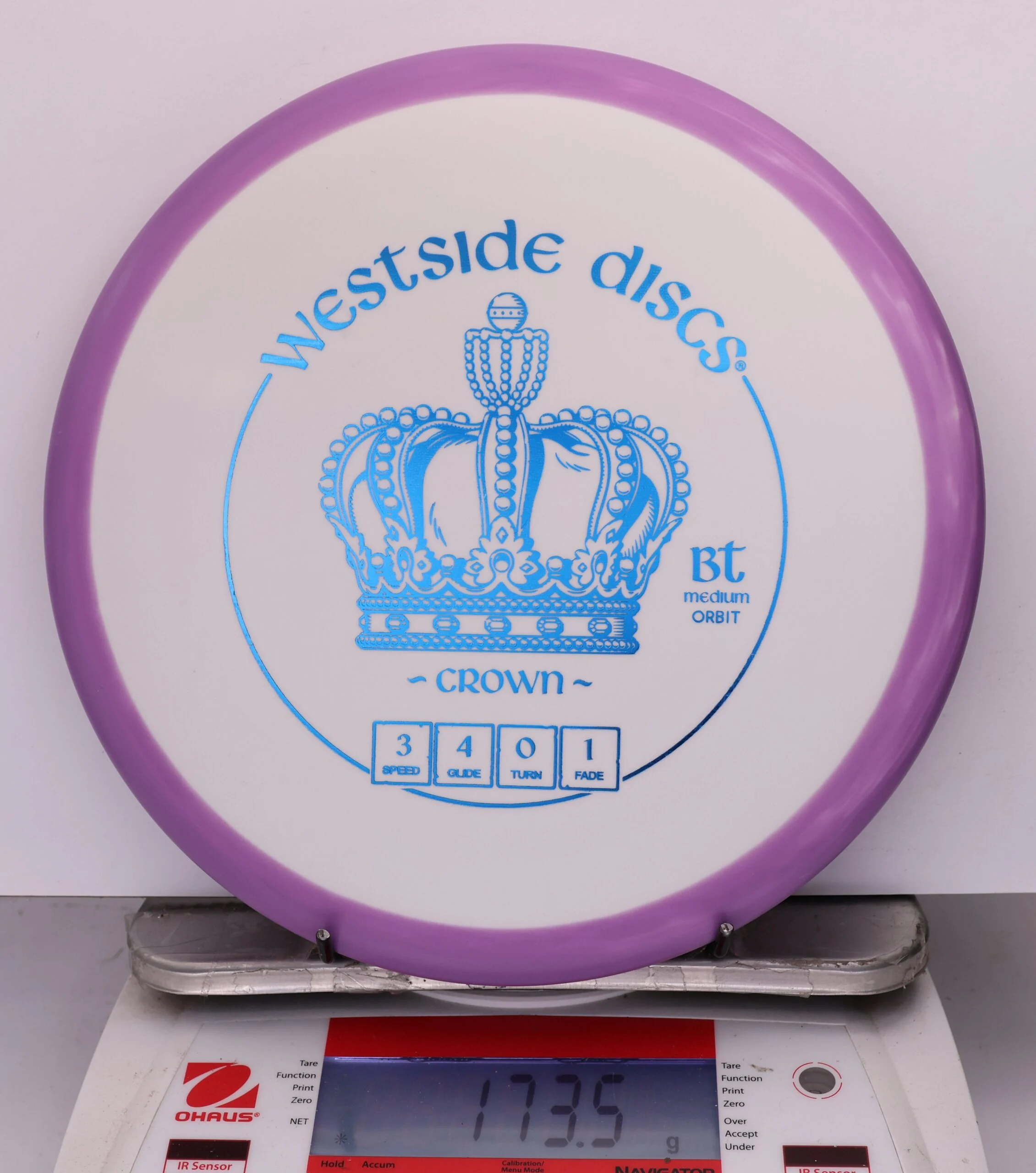 803956 BT Medium Orbit Crown - #05 Purple-White, 174